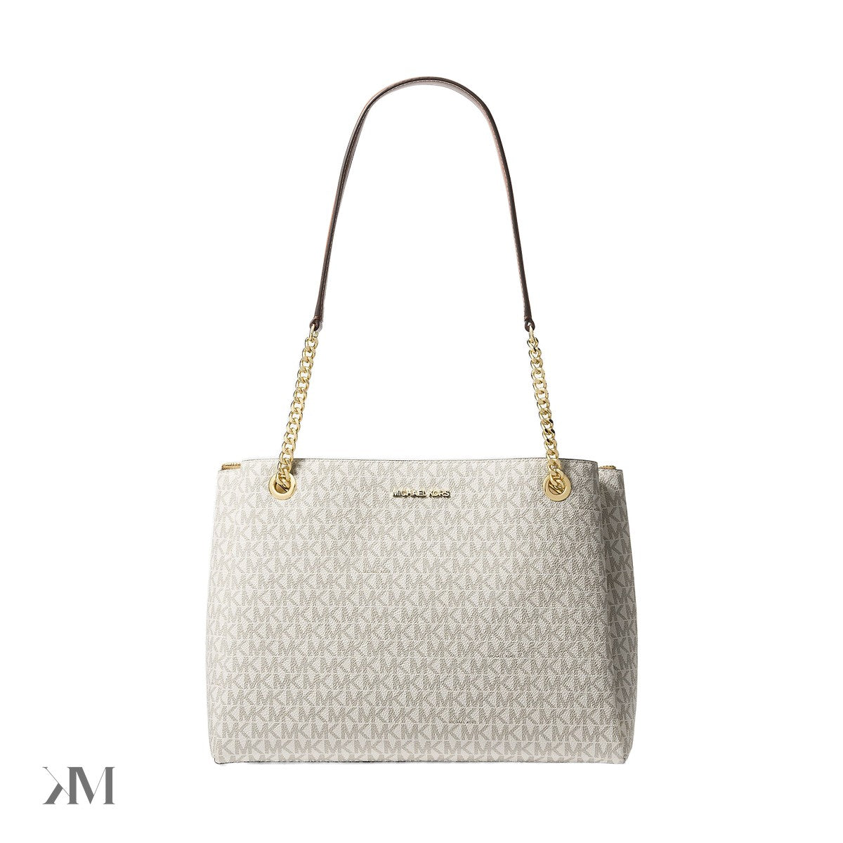 Soho Medium Signature Logo Tote Bag Vanilla Vanilla
