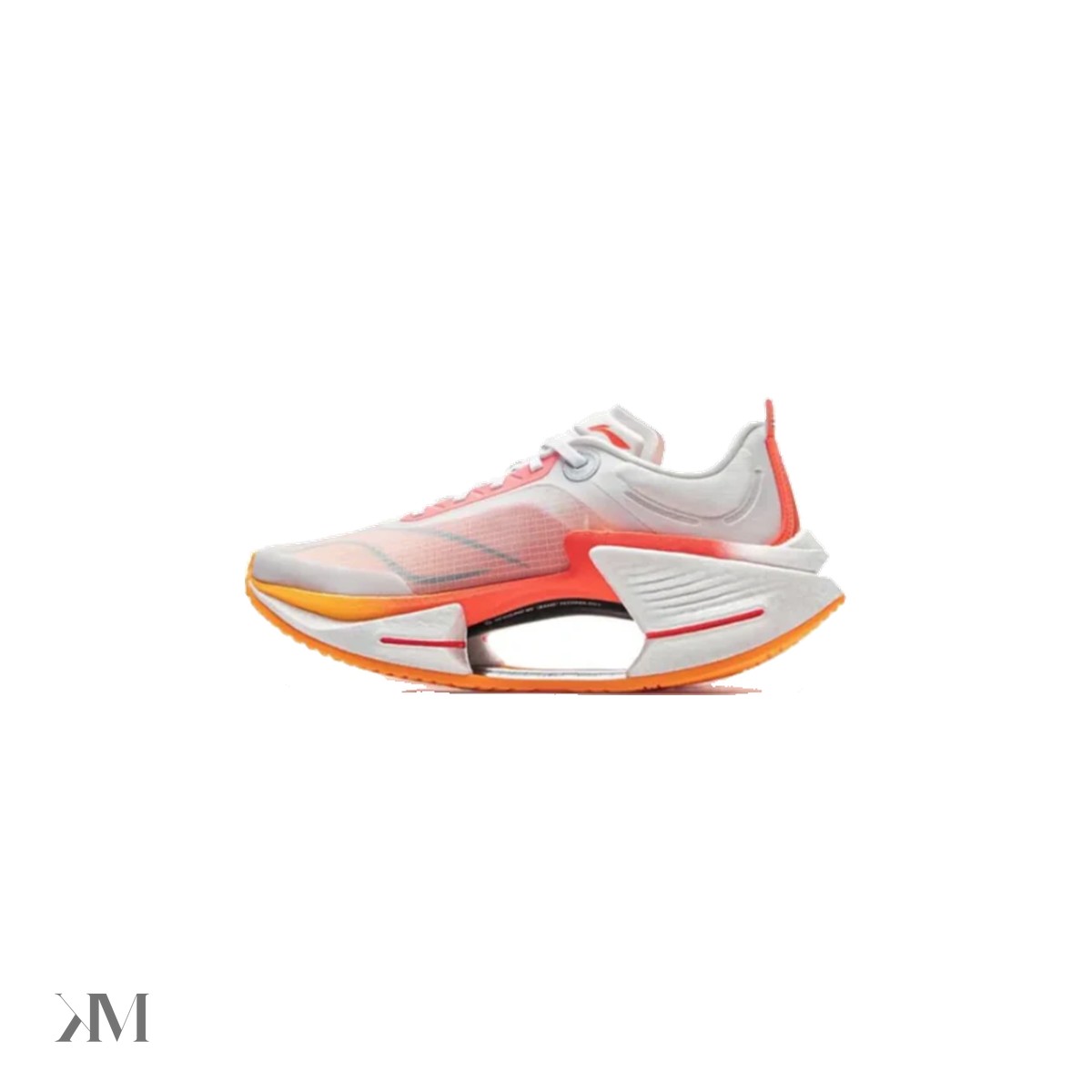 Li-Ning Shadow 3 Essential Grey Orange, side profile