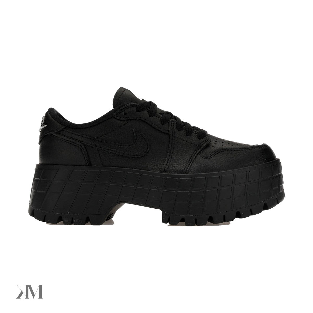 Air Jordan 1 Low Brooklyn Black Women's, side profile