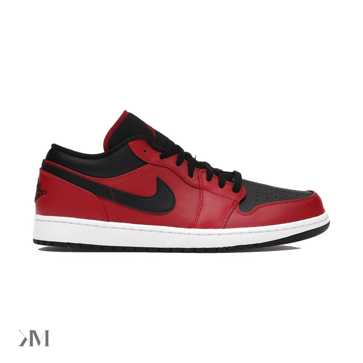 Jordan 1 Low Reverse Bred Pebbled Swoosh