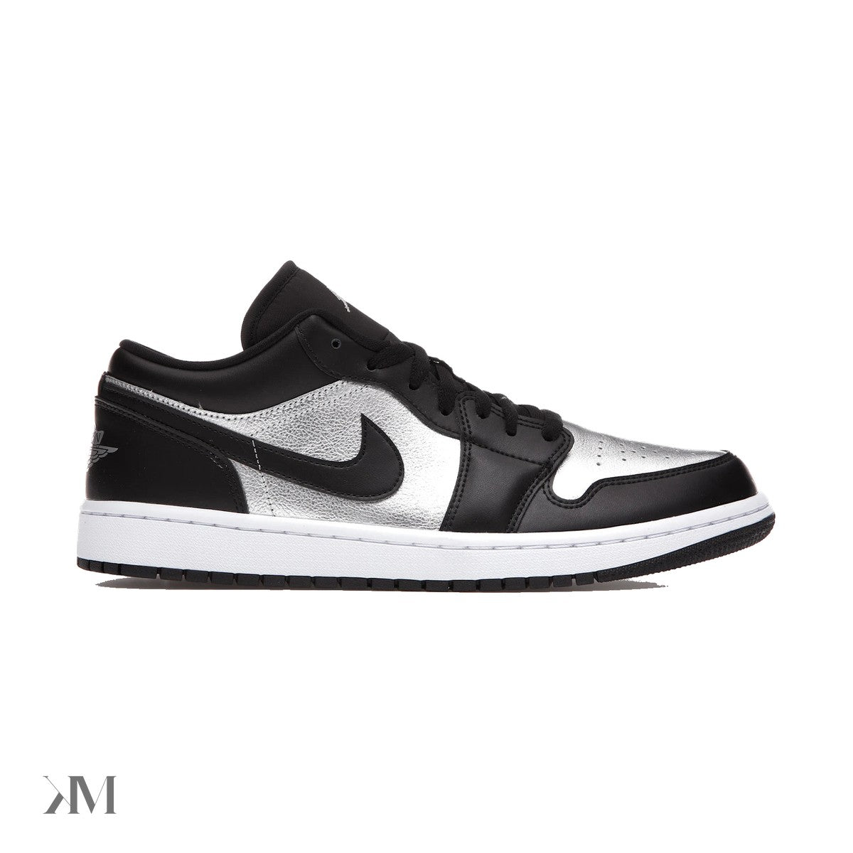 Jordan 1 Low Se Black Metallic Silver (Women'S)