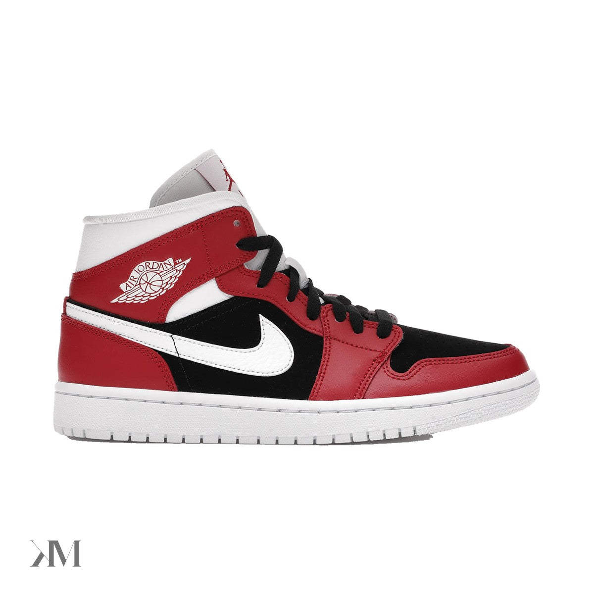 Jordan 1 Mid Gym Red Black (Women'S)