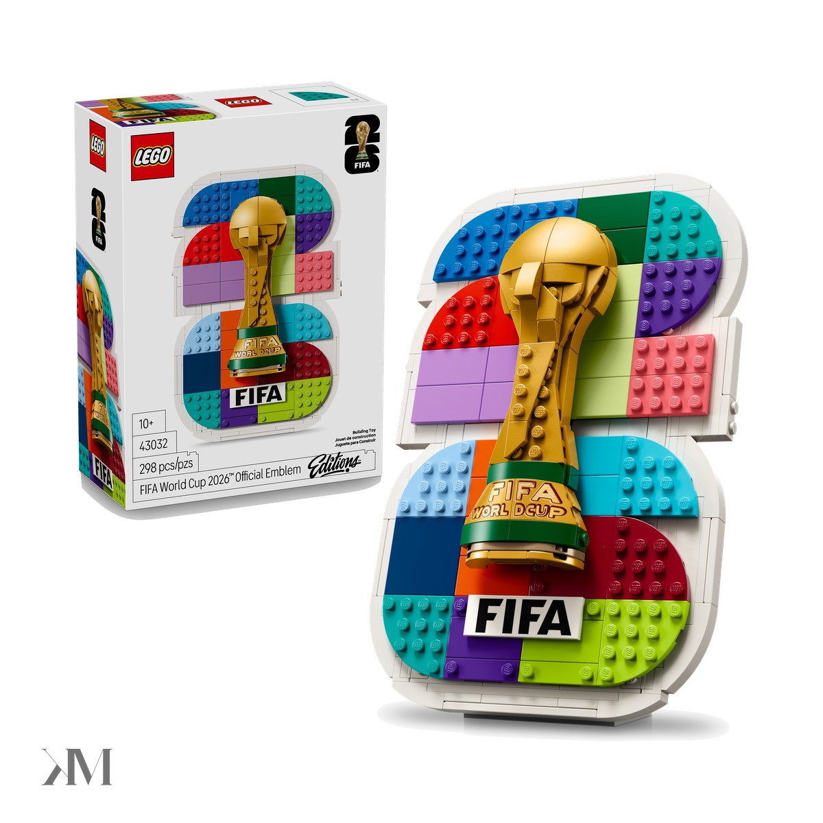 LEGO FIFA World Cup 2026 Official Emblem, side profile
