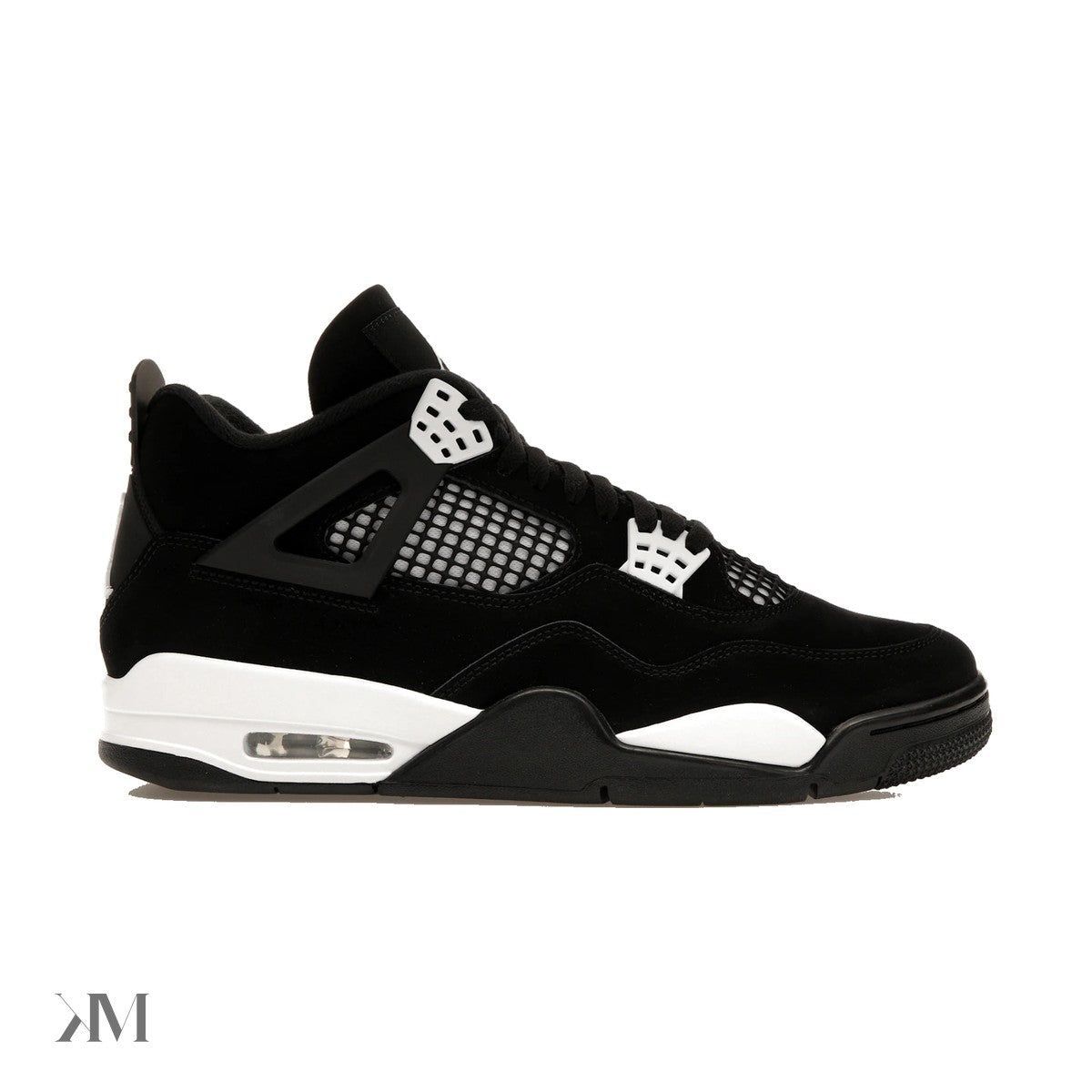 Air Jordan 4 Retro White Thunder, side profile