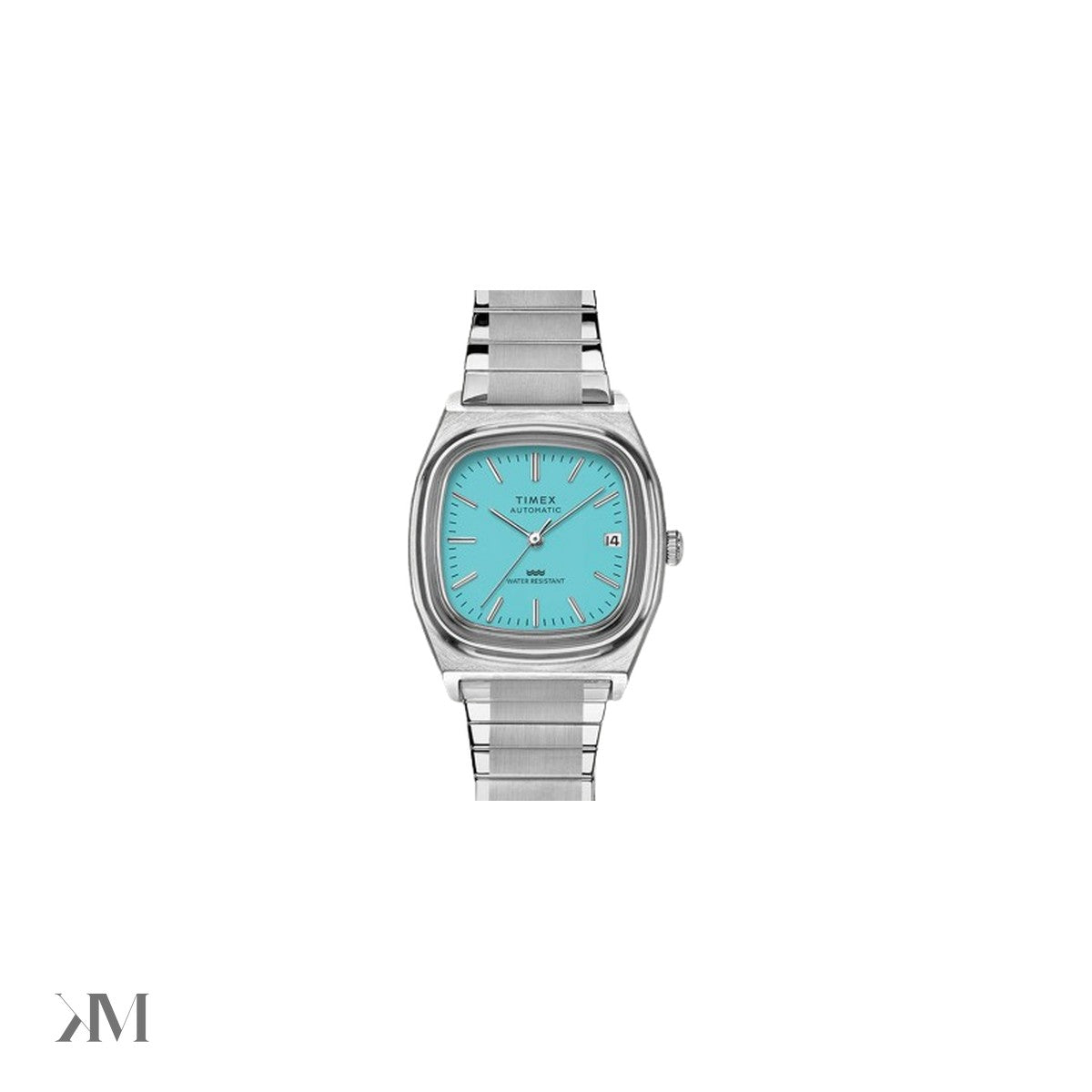 Timex Automatic 1983 E Line Stainless Steel Expansion Band Watch