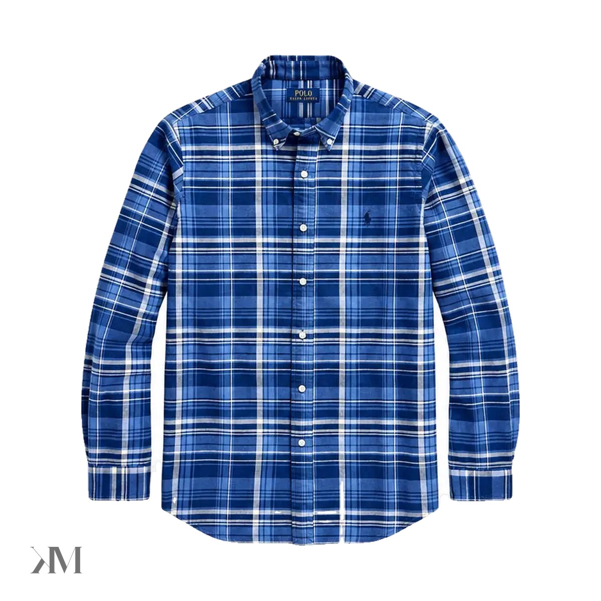Ralph Lauren Classic fit Plaid Oxford Cotton Shirt