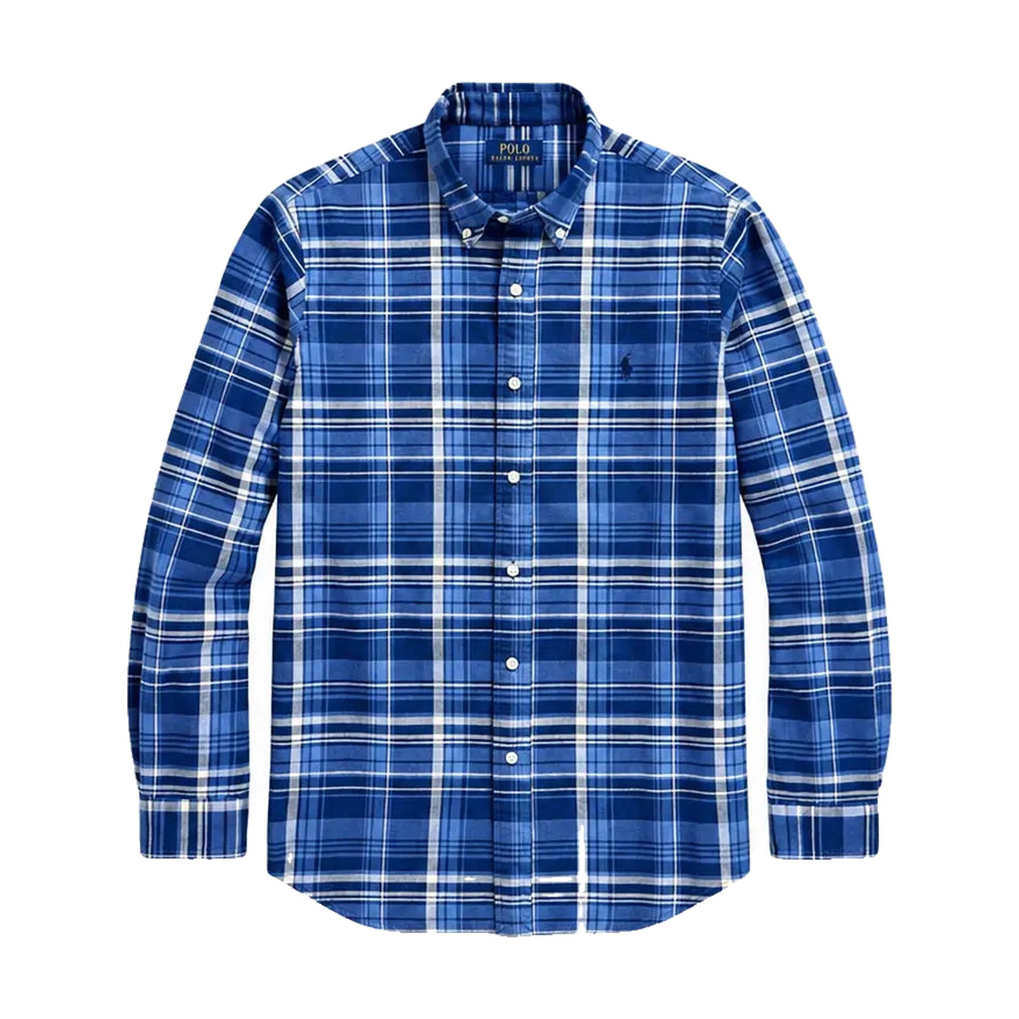 Ralph Lauren Classic fit Plaid Oxford Cotton Shirt