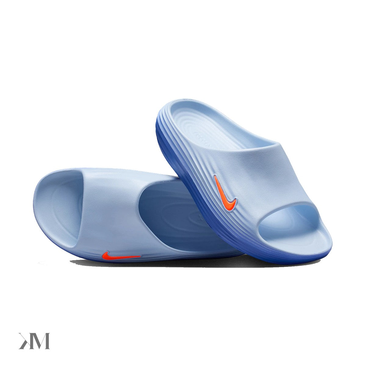 Nike Reactx Rejuven8 Slide Hydrogen Blue Crystal Orange
