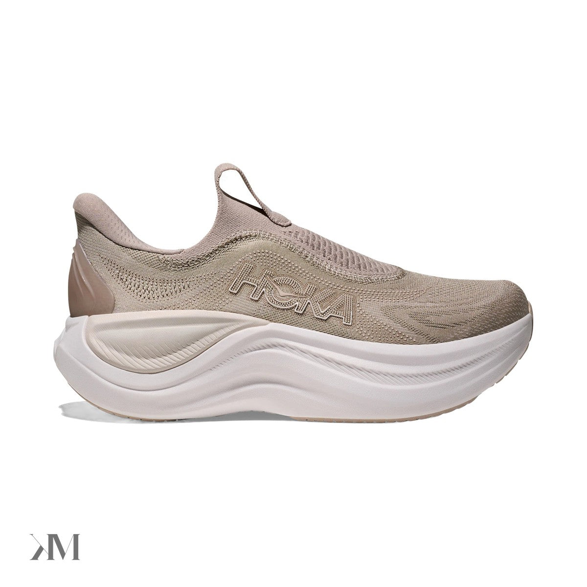Hoka One One Skyward Laceless Putty White Womens