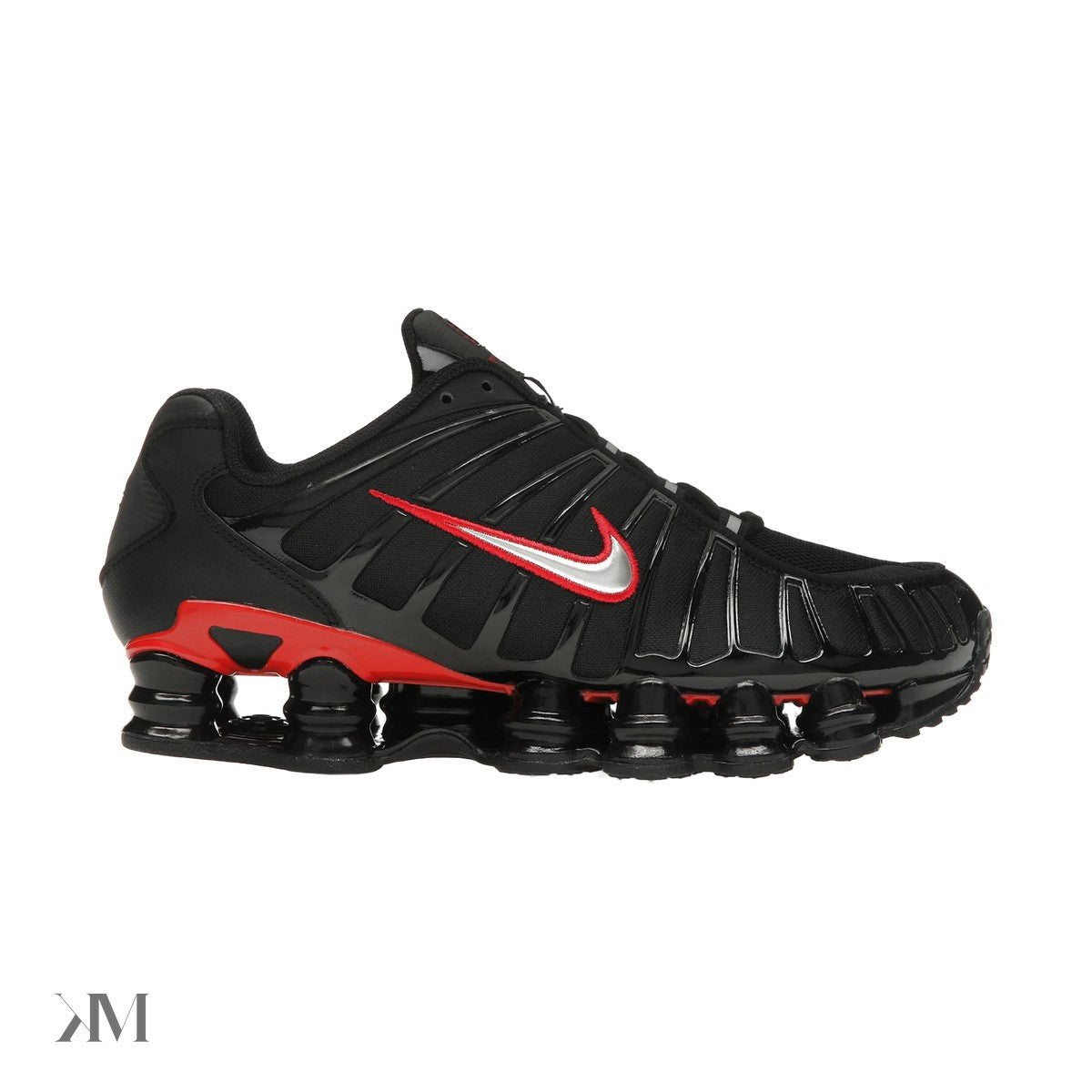 Nike Shox TL Black University Red for Men, side profile