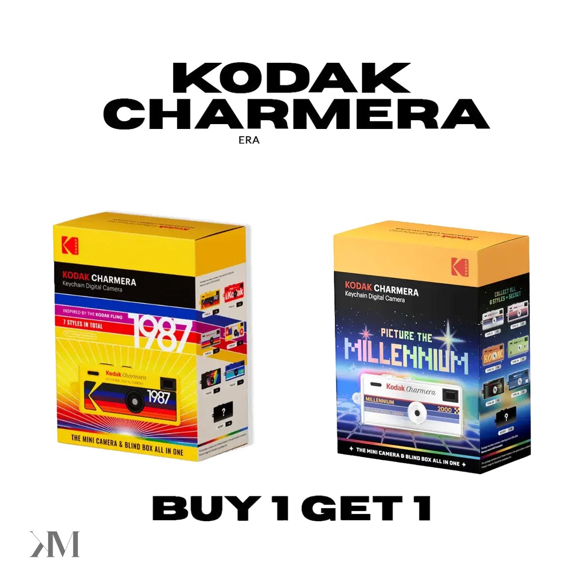 Kodak Charmera Digital Camera Keychain Blind Box Collection, front