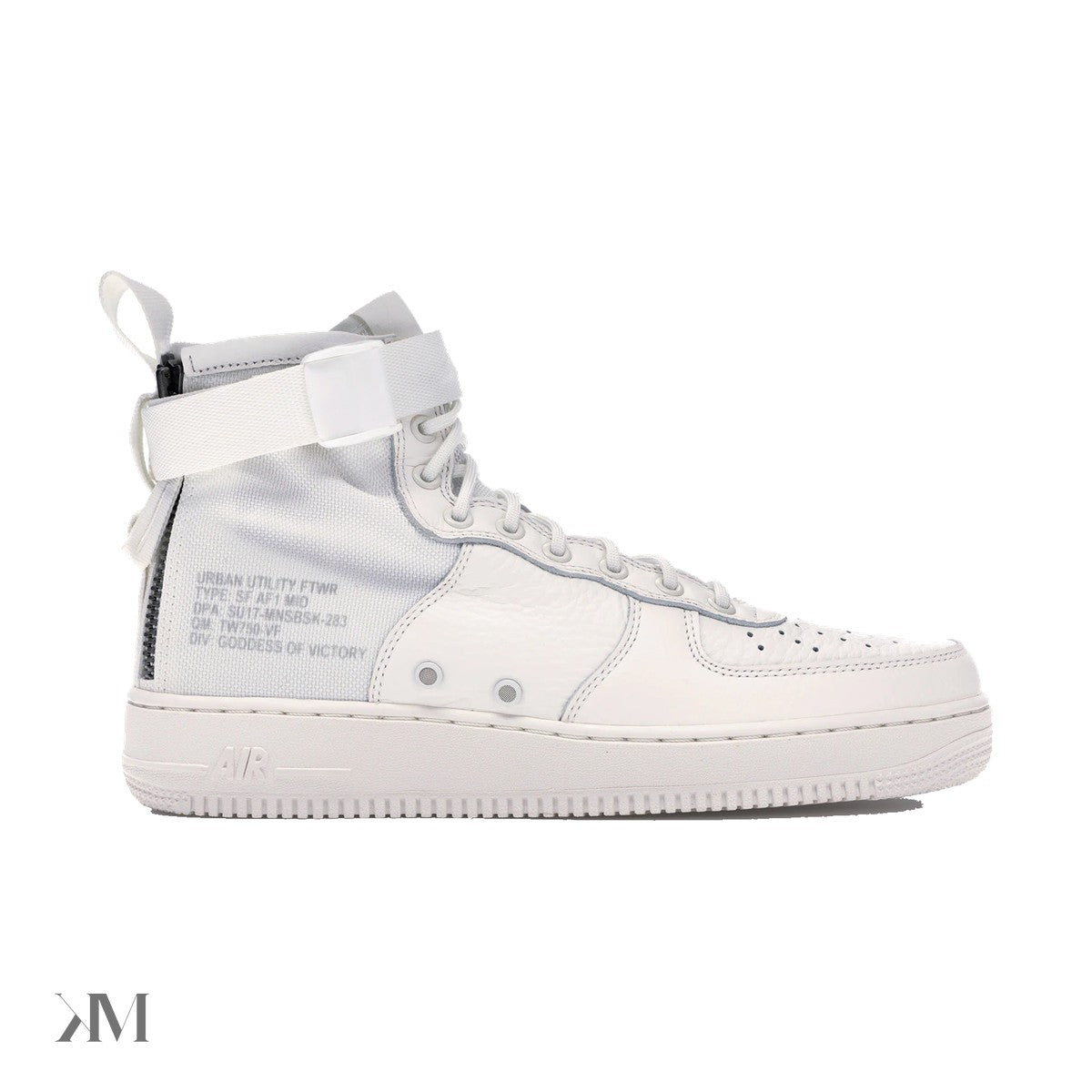 Nike Sf Air Force 1 Mid Triple Ivory