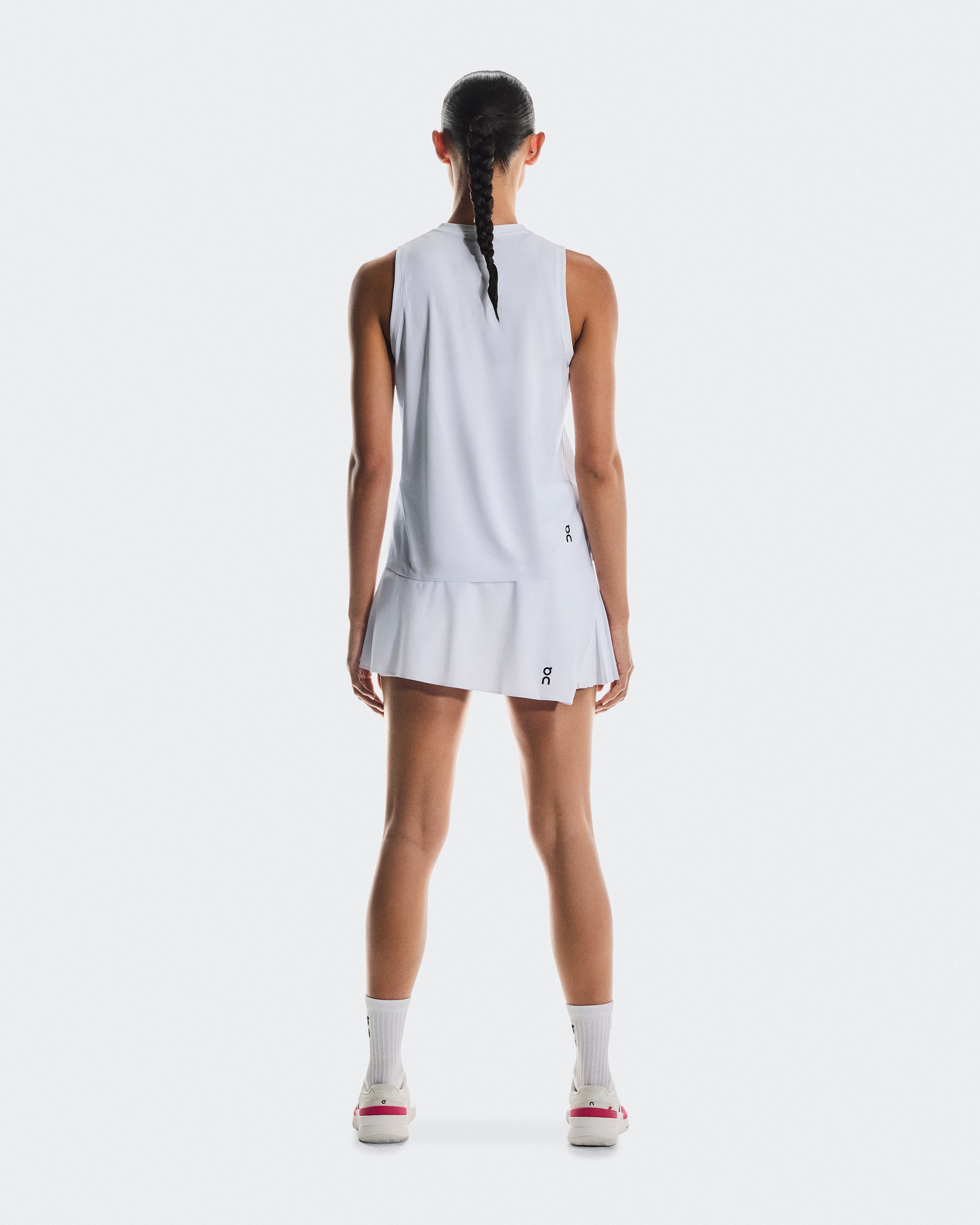 On Court Skirt Side Pleat White (Women'S)