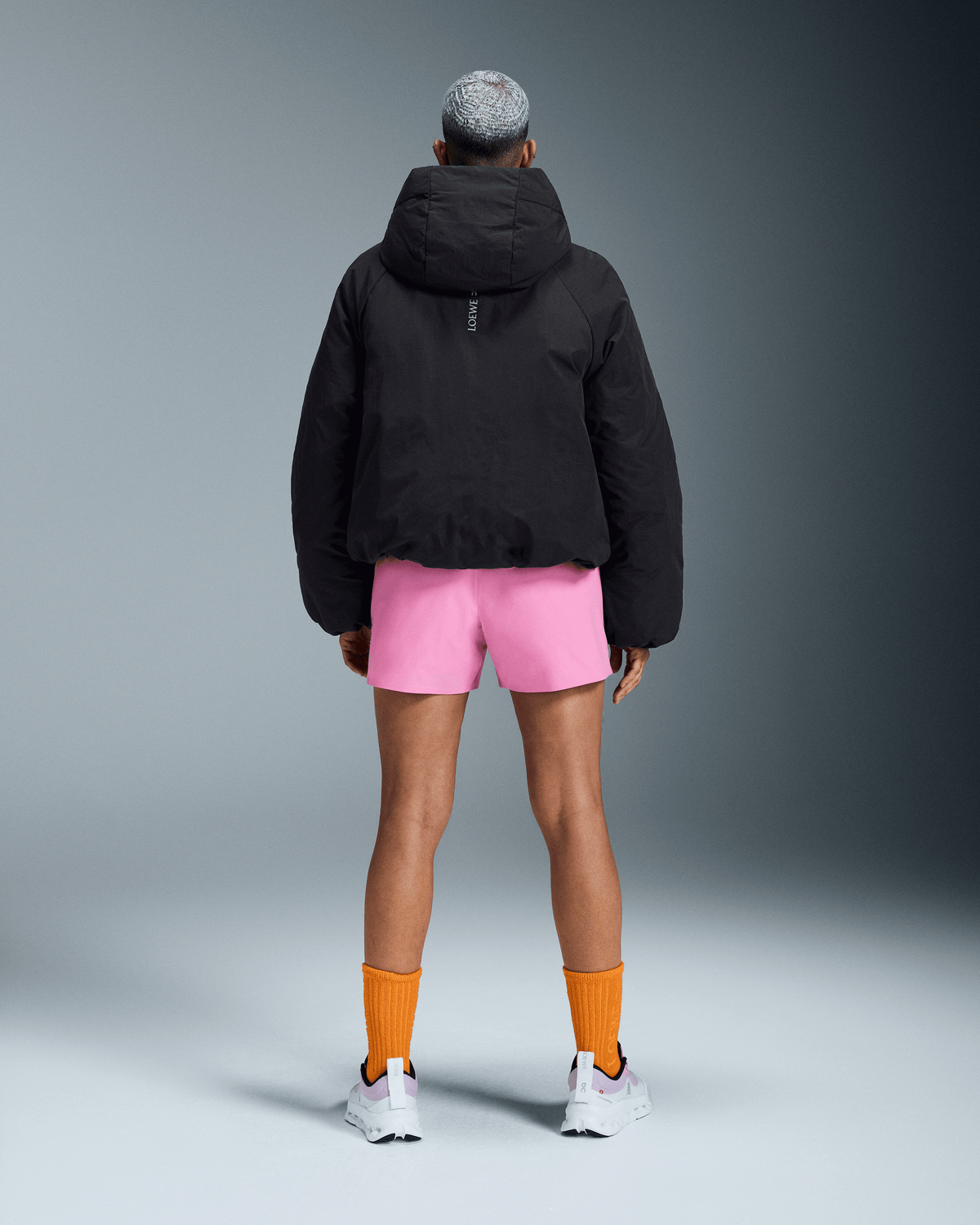 On Puffer Jacket Loewe Black (Women'S)