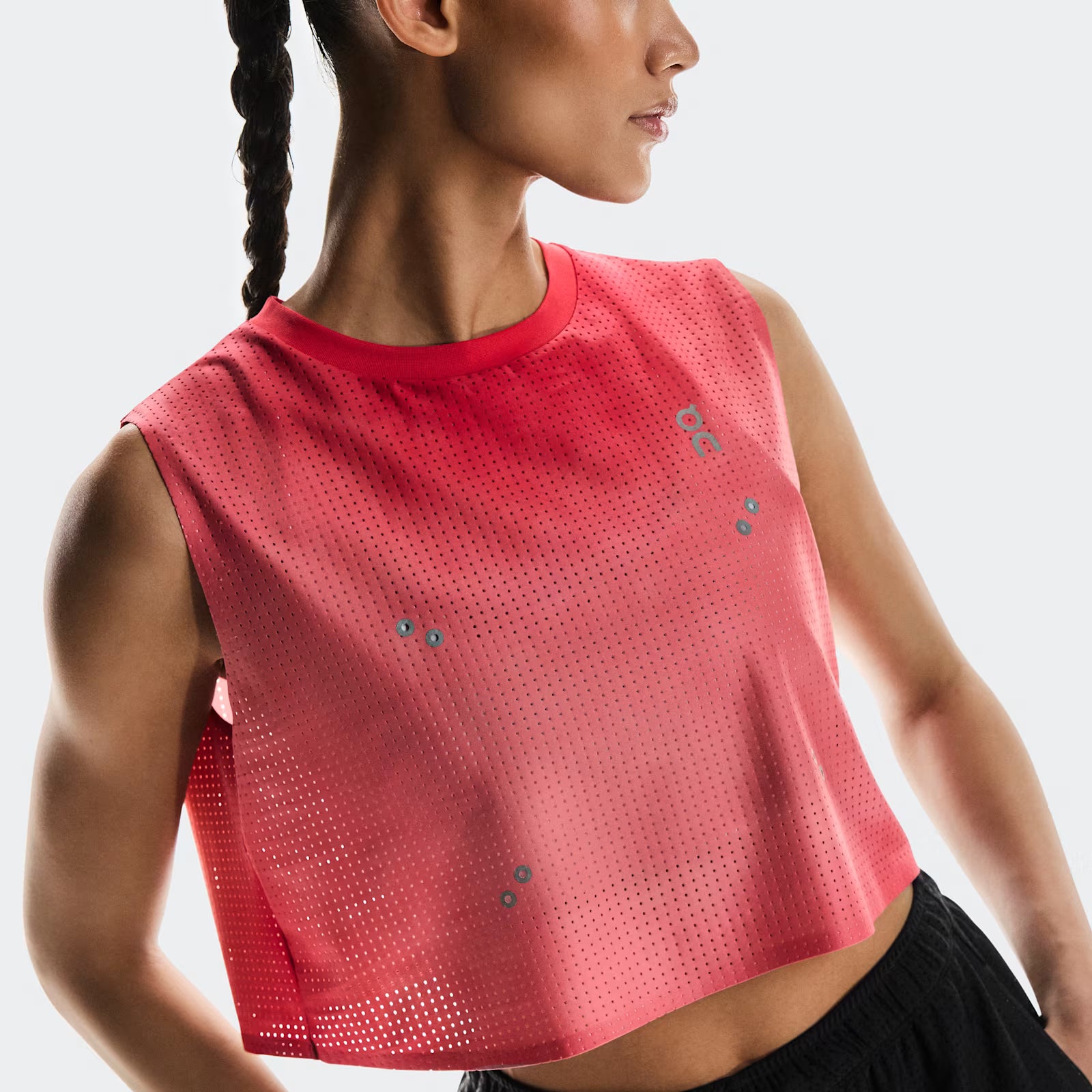 On Pace Tank Red (Women'S)