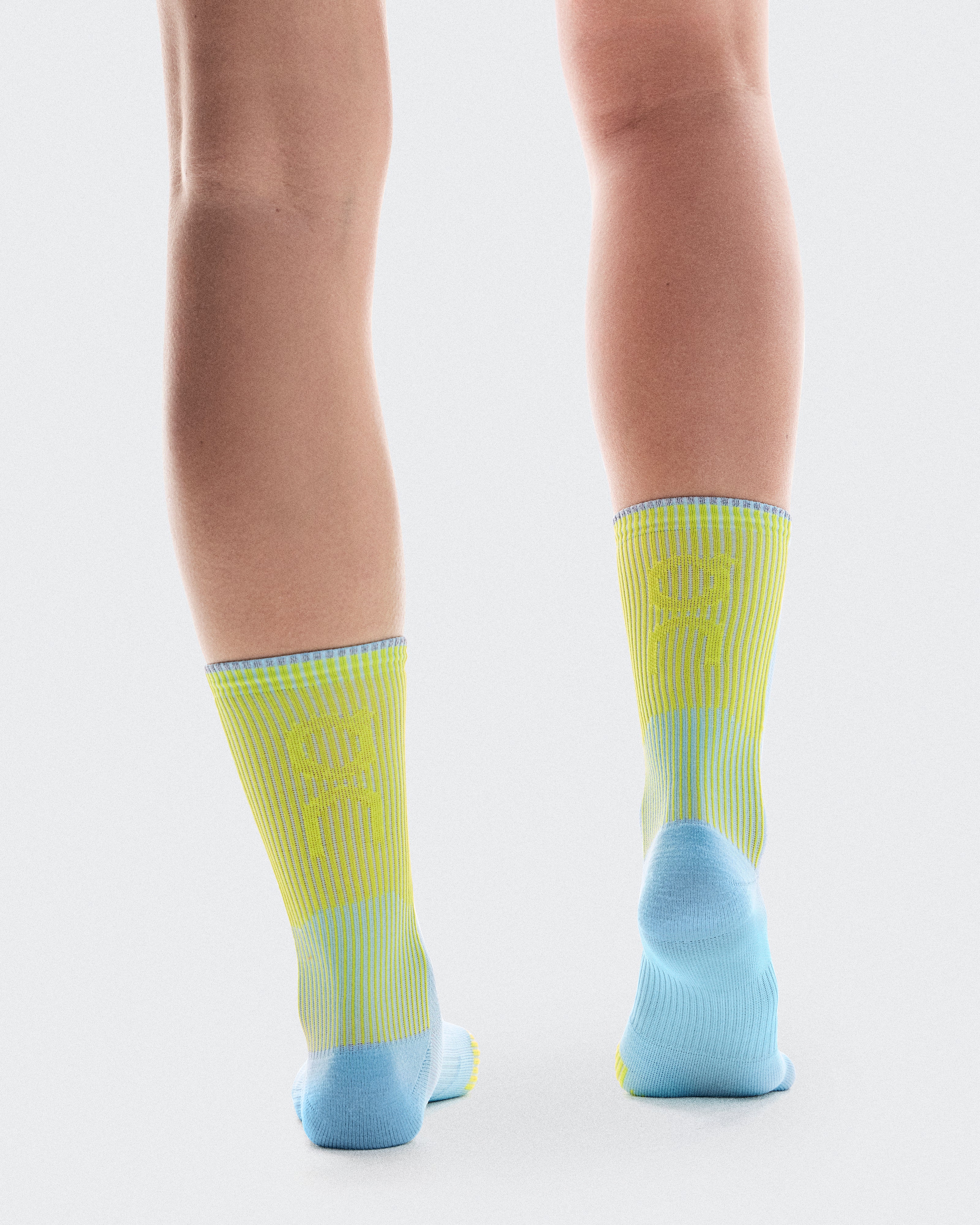 On Performance Run Sock High Wash | Lime