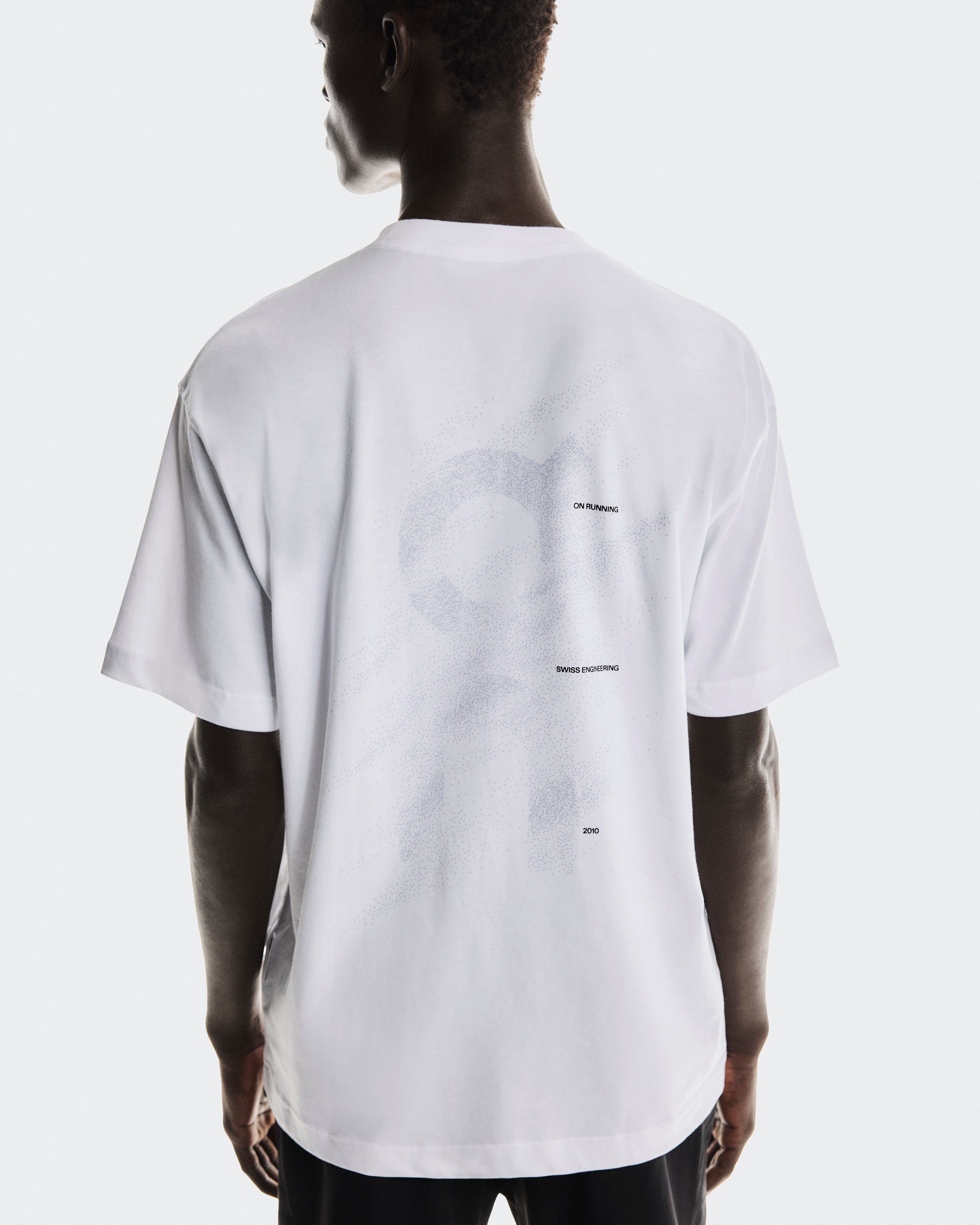 On Club T Graphic White | Blue