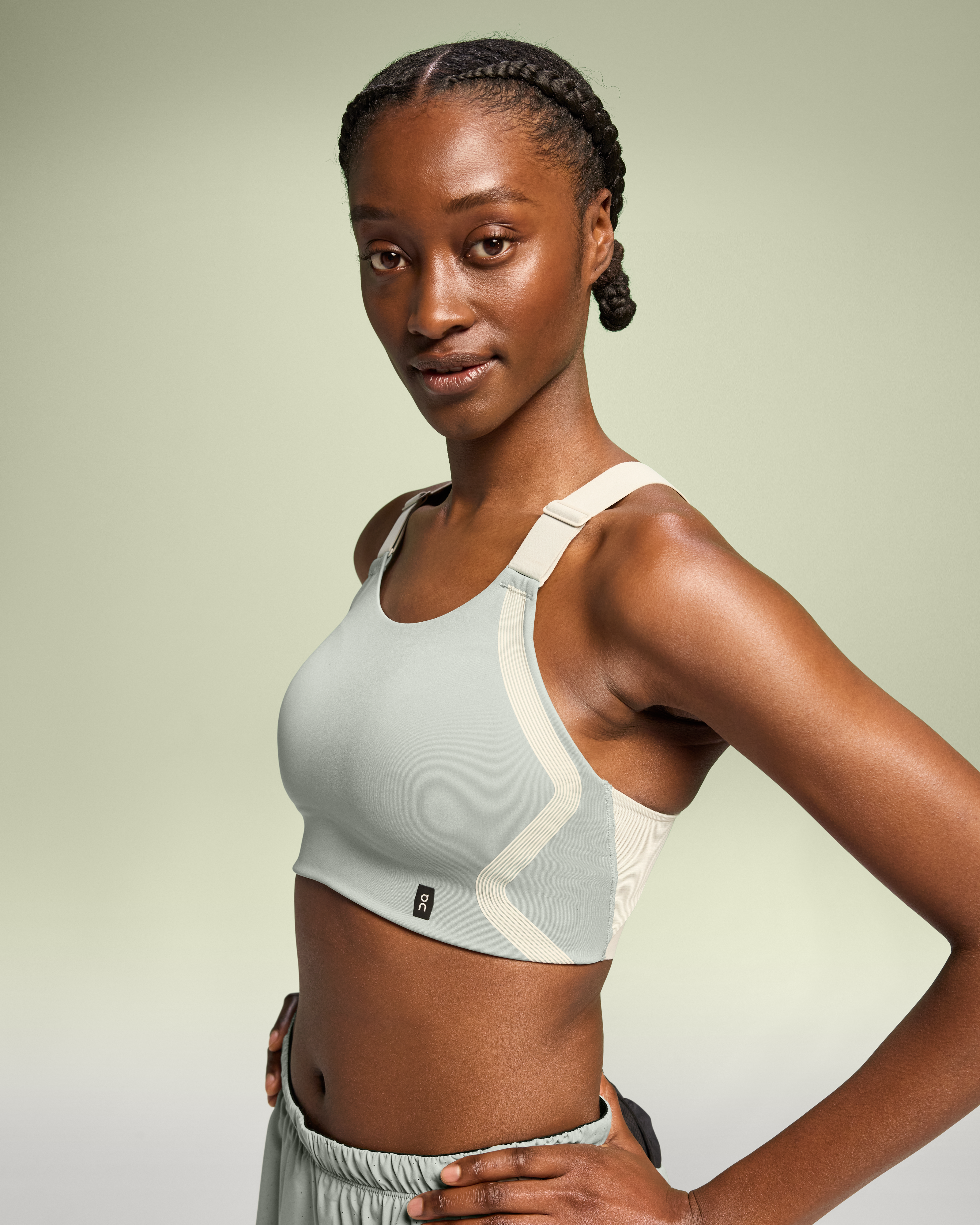 On Performance Flex Bra Cobble | Glacier (Women'S)