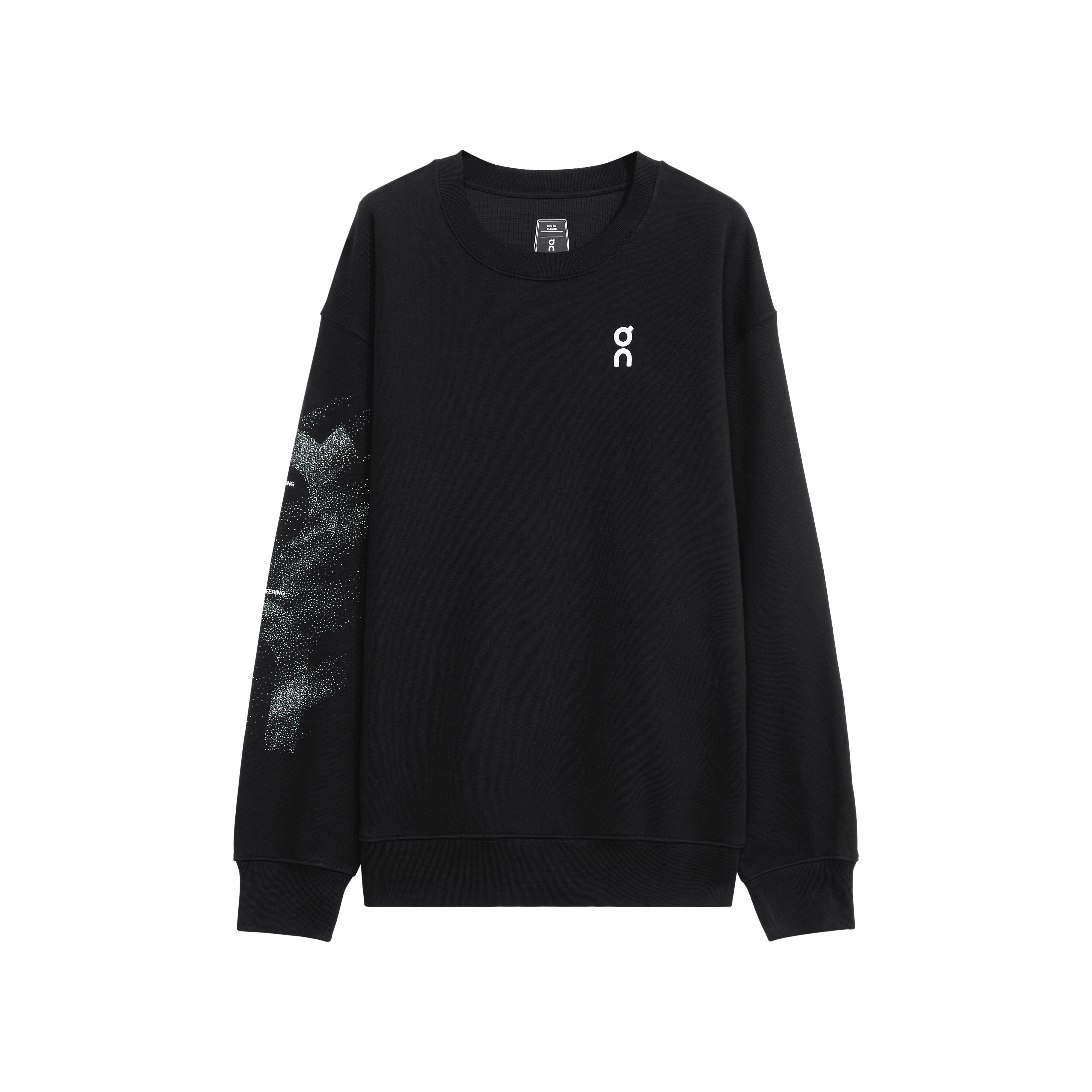 On Club Crew Graphic Black | Olive