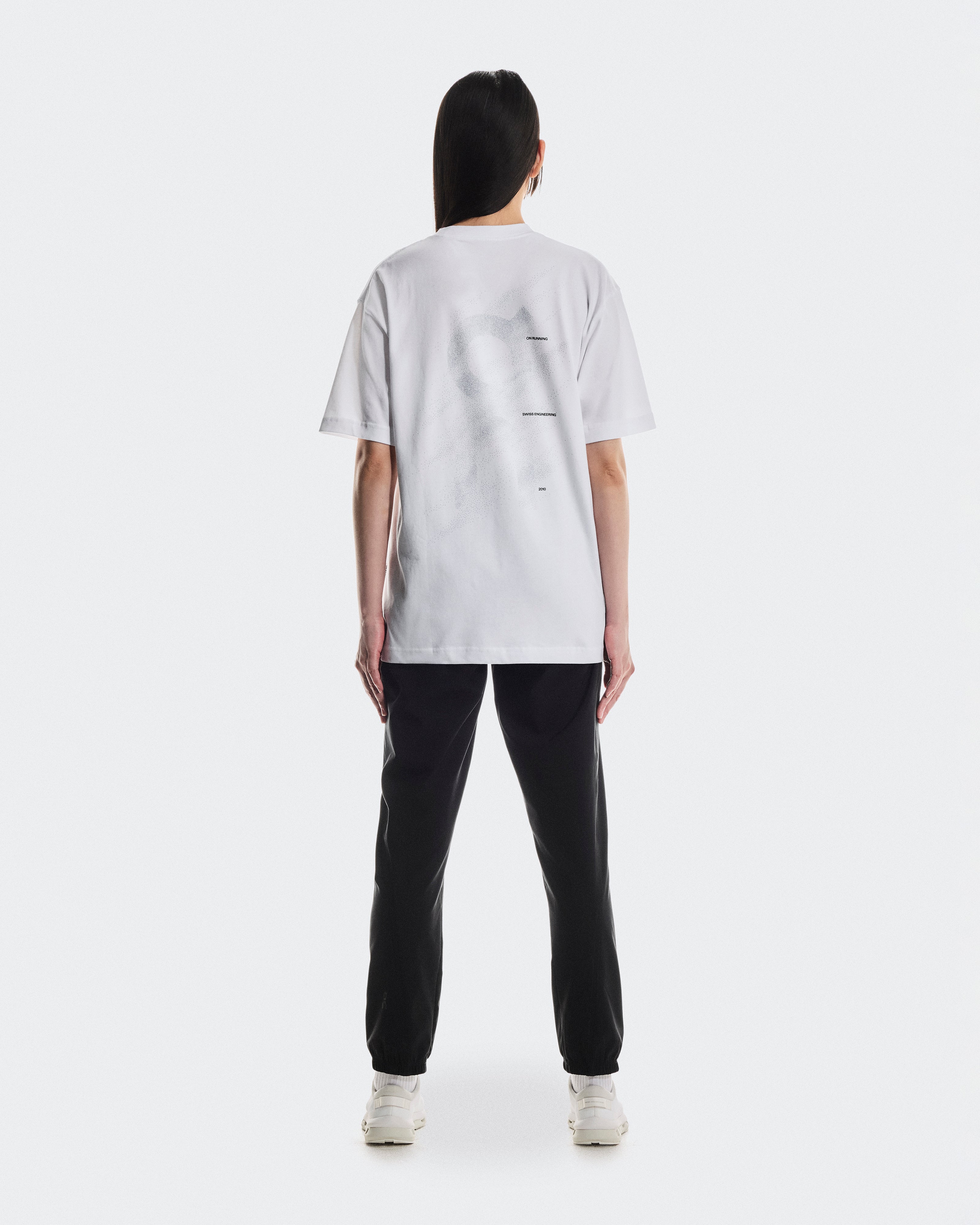 On Club T Graphic White | Blue (Women'S)