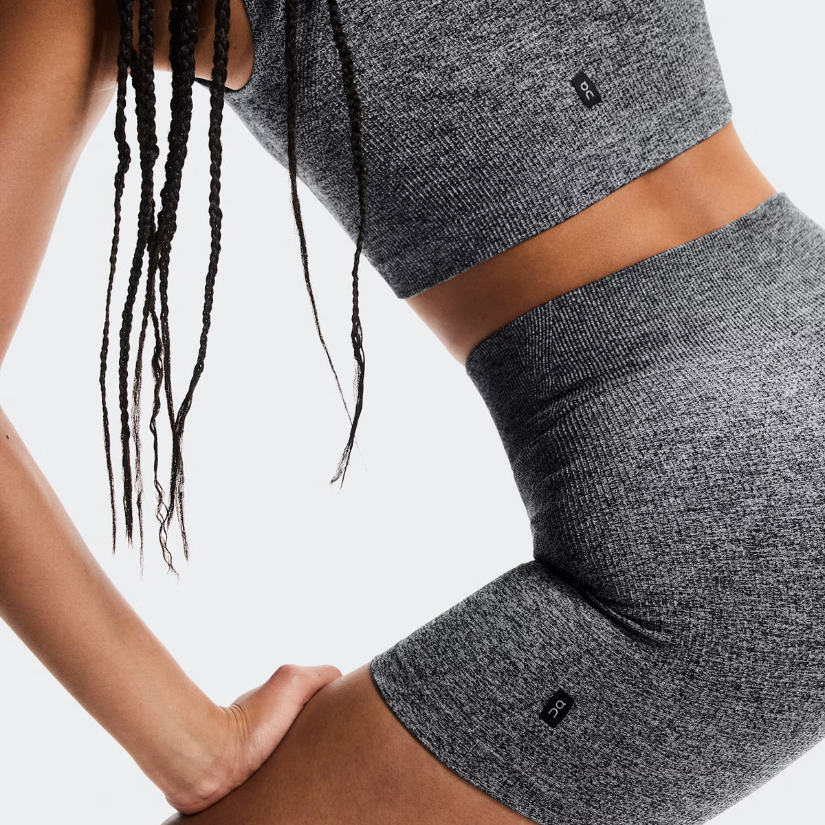 On Studio Knit Shorts Graphite Heather (Women'S)