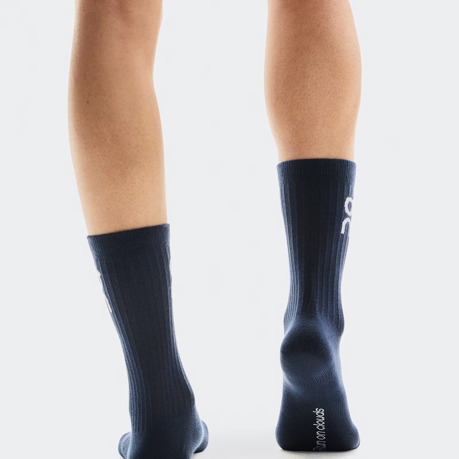 On Logo Sock High 3P Navy