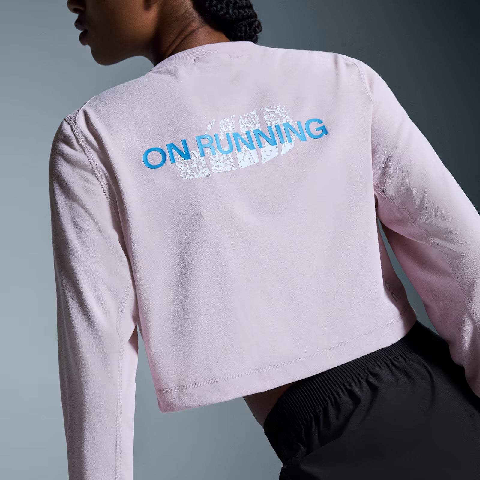 On Train Long-T Crop Graphic Mauve (Women'S)
