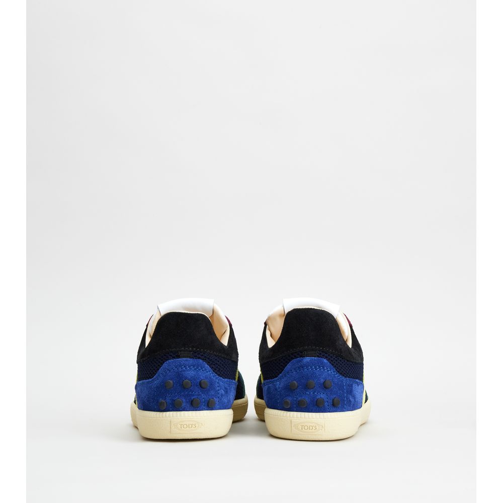 Tods Tabs Sneakers In Suede And Technical Fabric Multicolor Womens