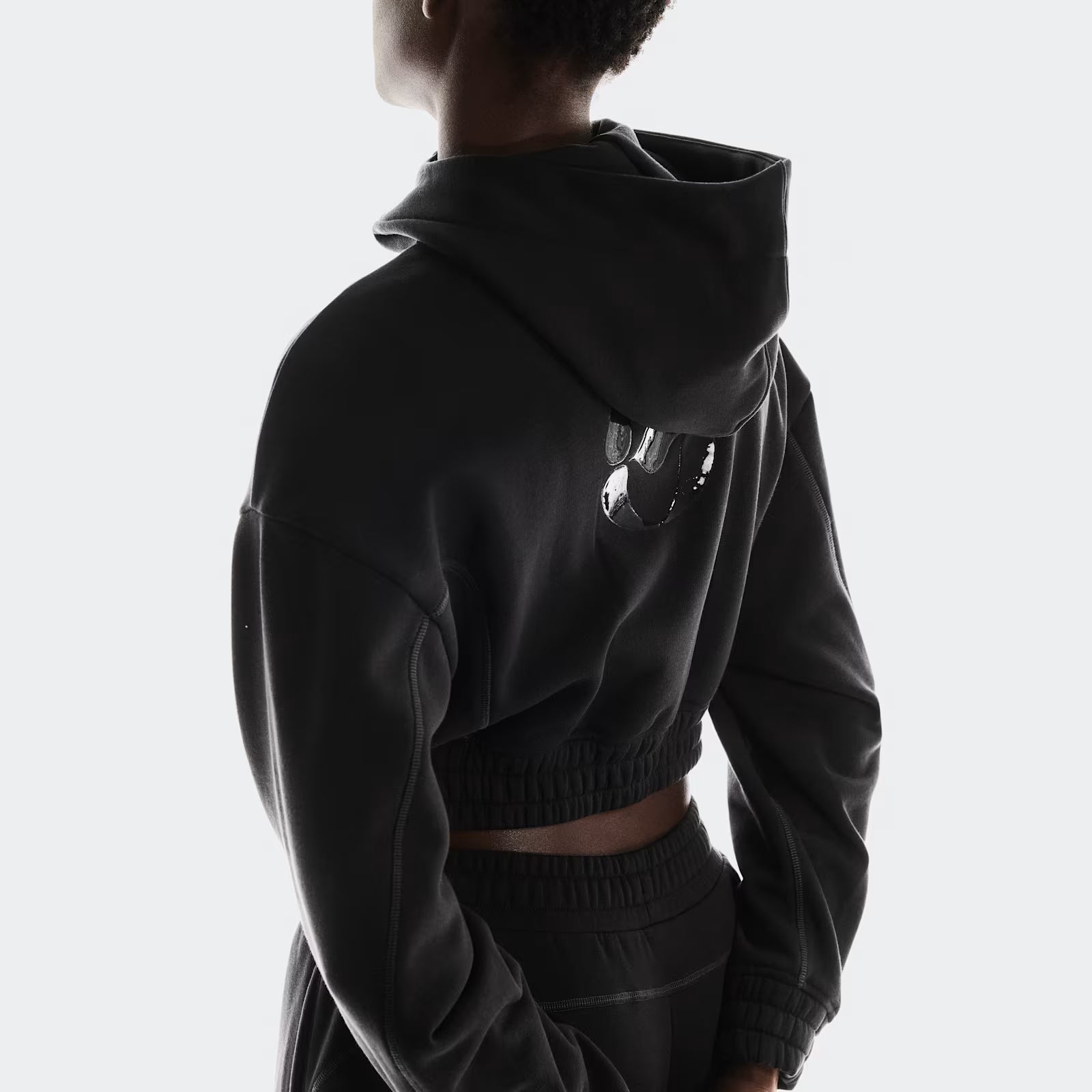 On Club Cropped Hoodie Fka Black (Women'S)