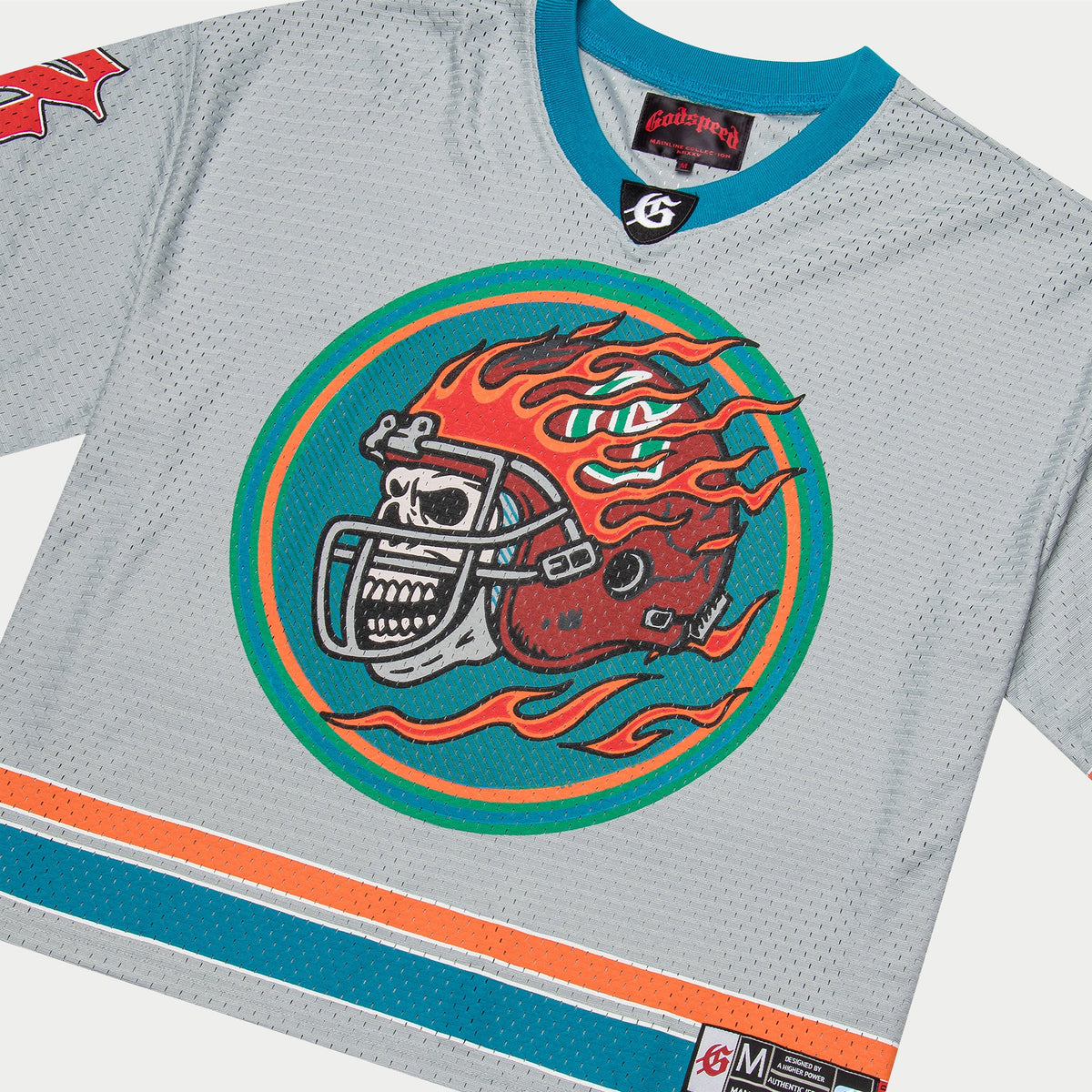 Godspeed First Down Jersey (Grey / Blue / Orange)