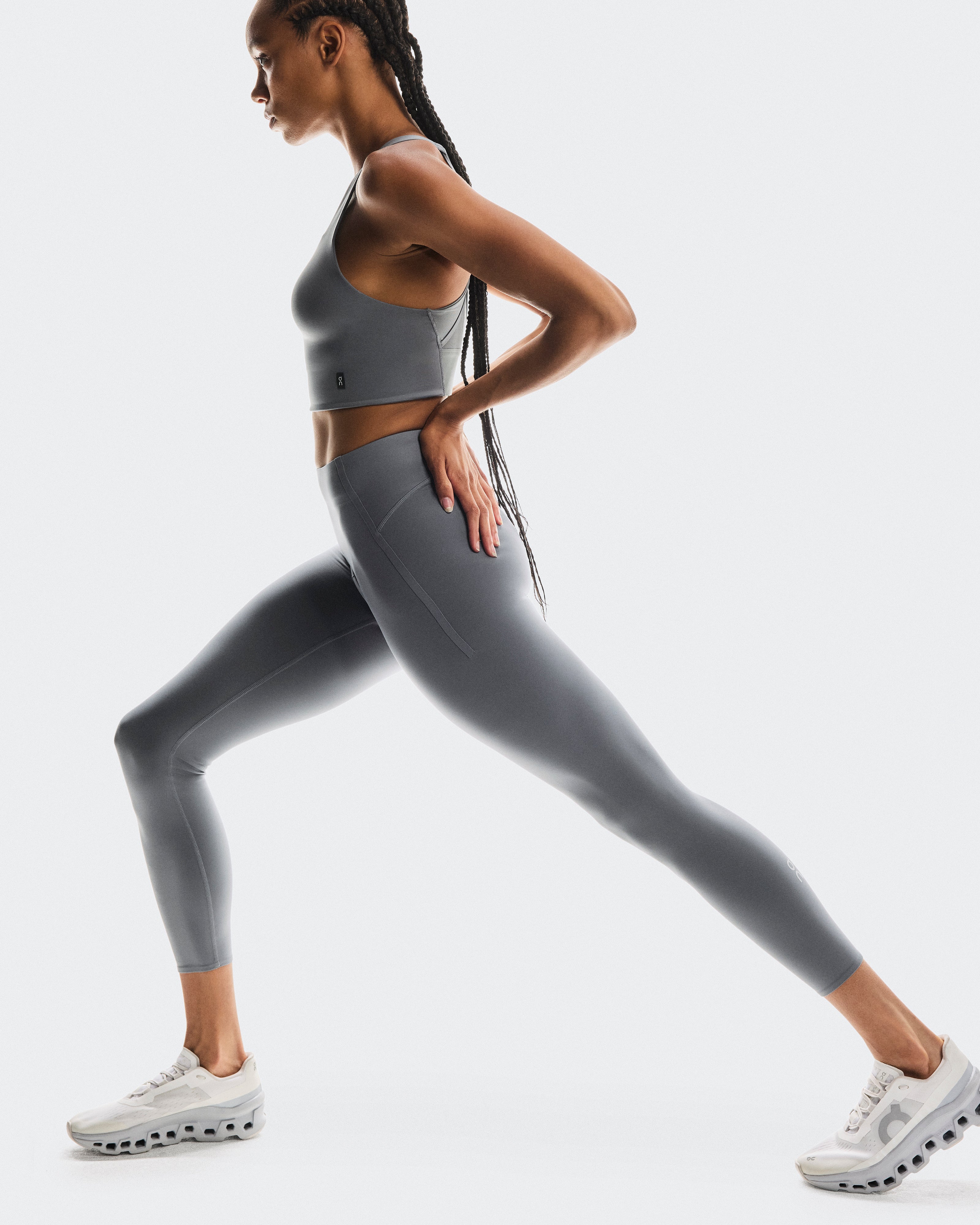 On Train Tights 7/8 Rock (Women'S)