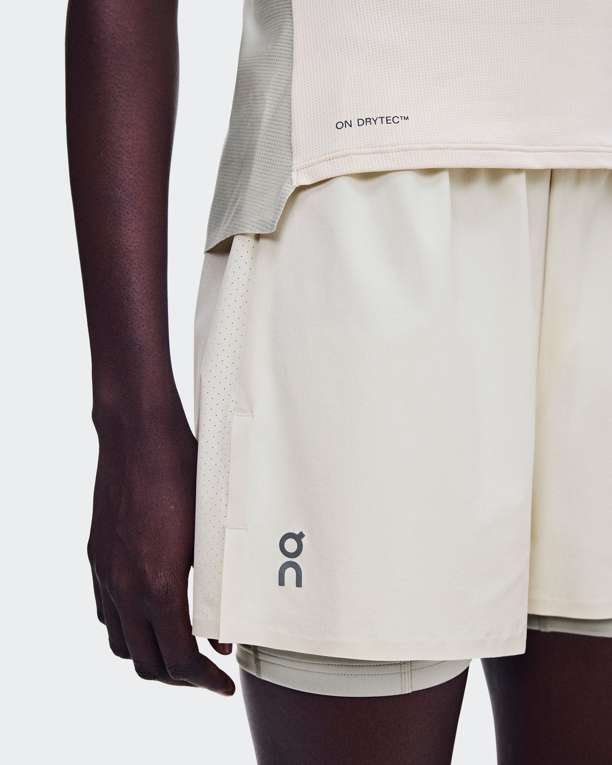 On 3" Performance 2/1 Shorts Hare | Brume (Women'S)