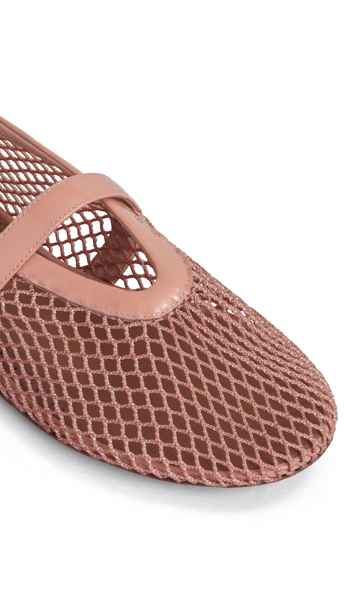 Alaïa Ballet Flats In Fishnet