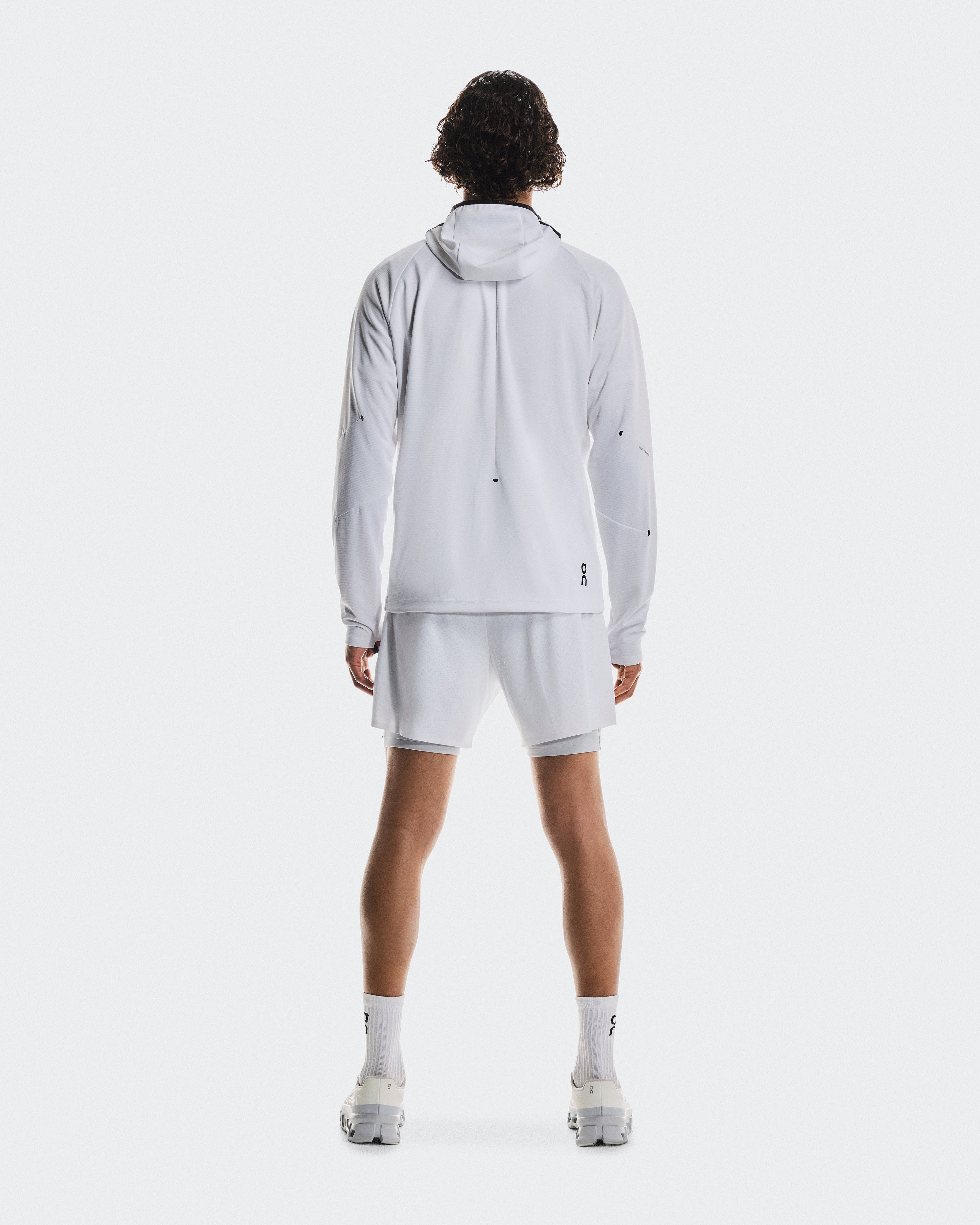 On 5" Performance 2/1 Shorts White | Glacier