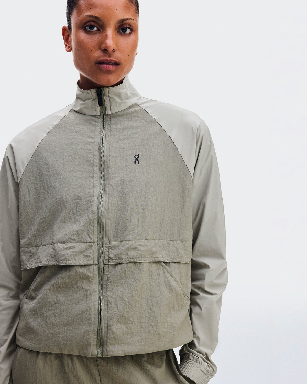 On All-Day Track Jacket Vetiver | Brume (Women'S)