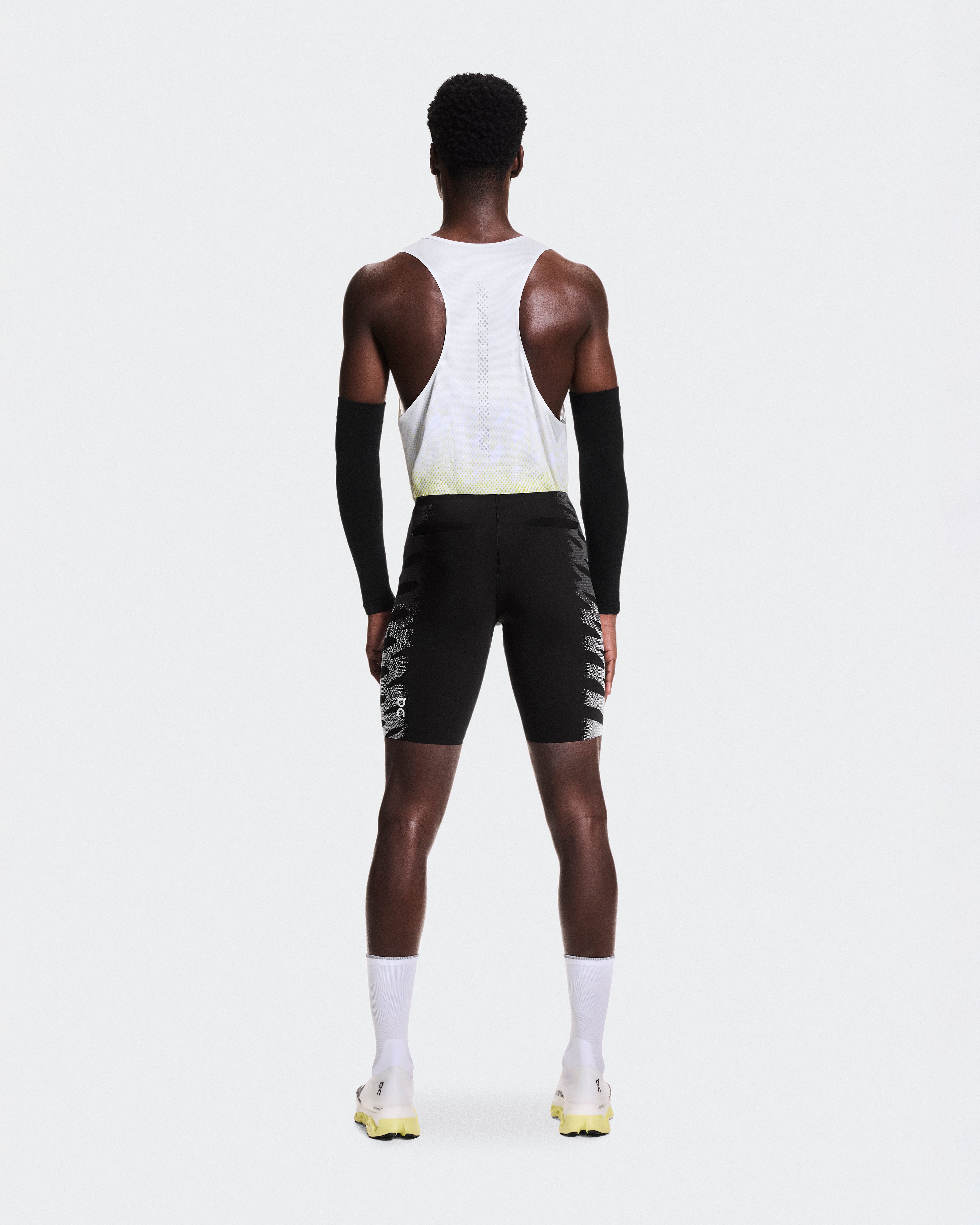 On Zero Half Tights Iron | White