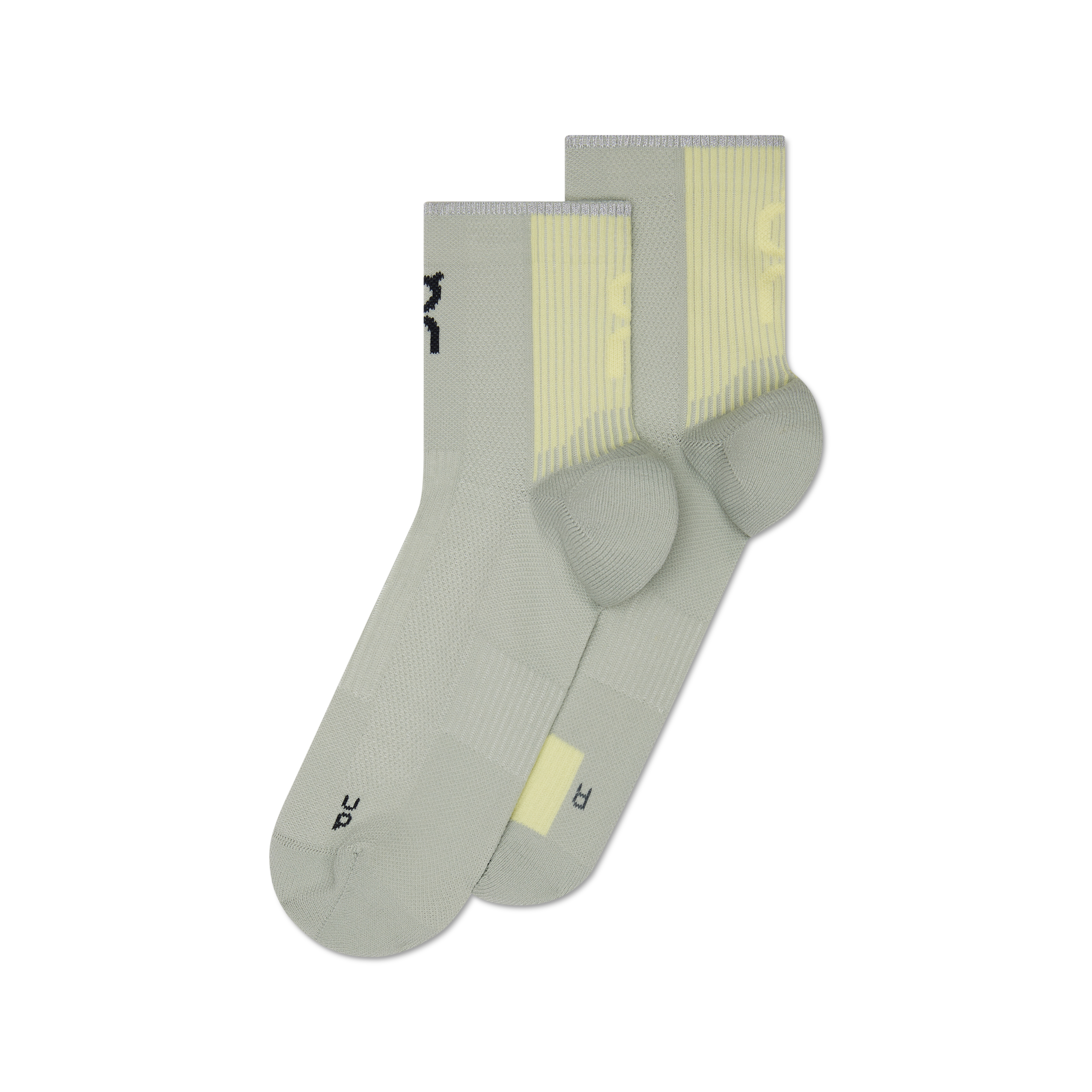 On Performance Run Sock Mid Tin | Lemonade