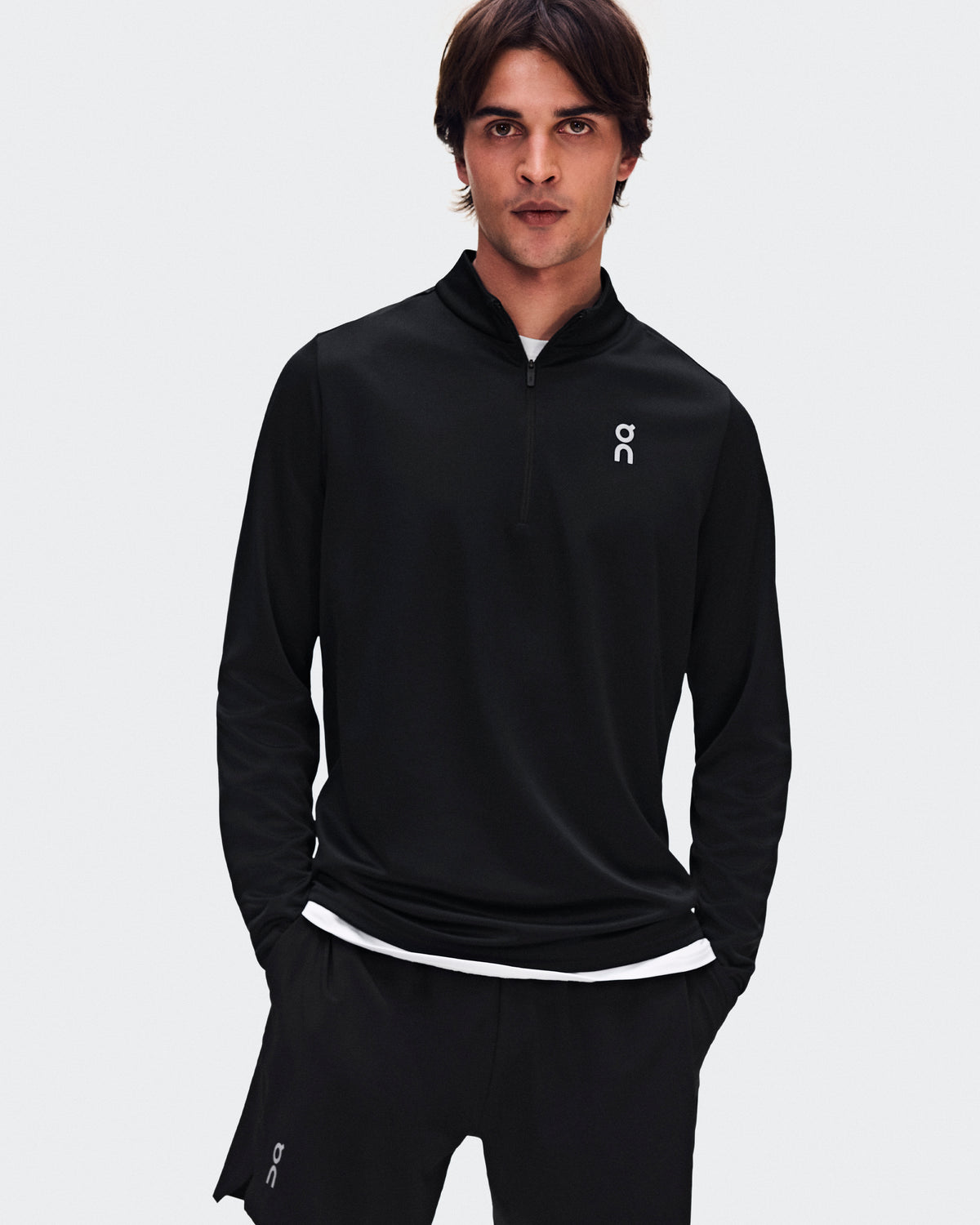 On Core 1/4 Zip Black