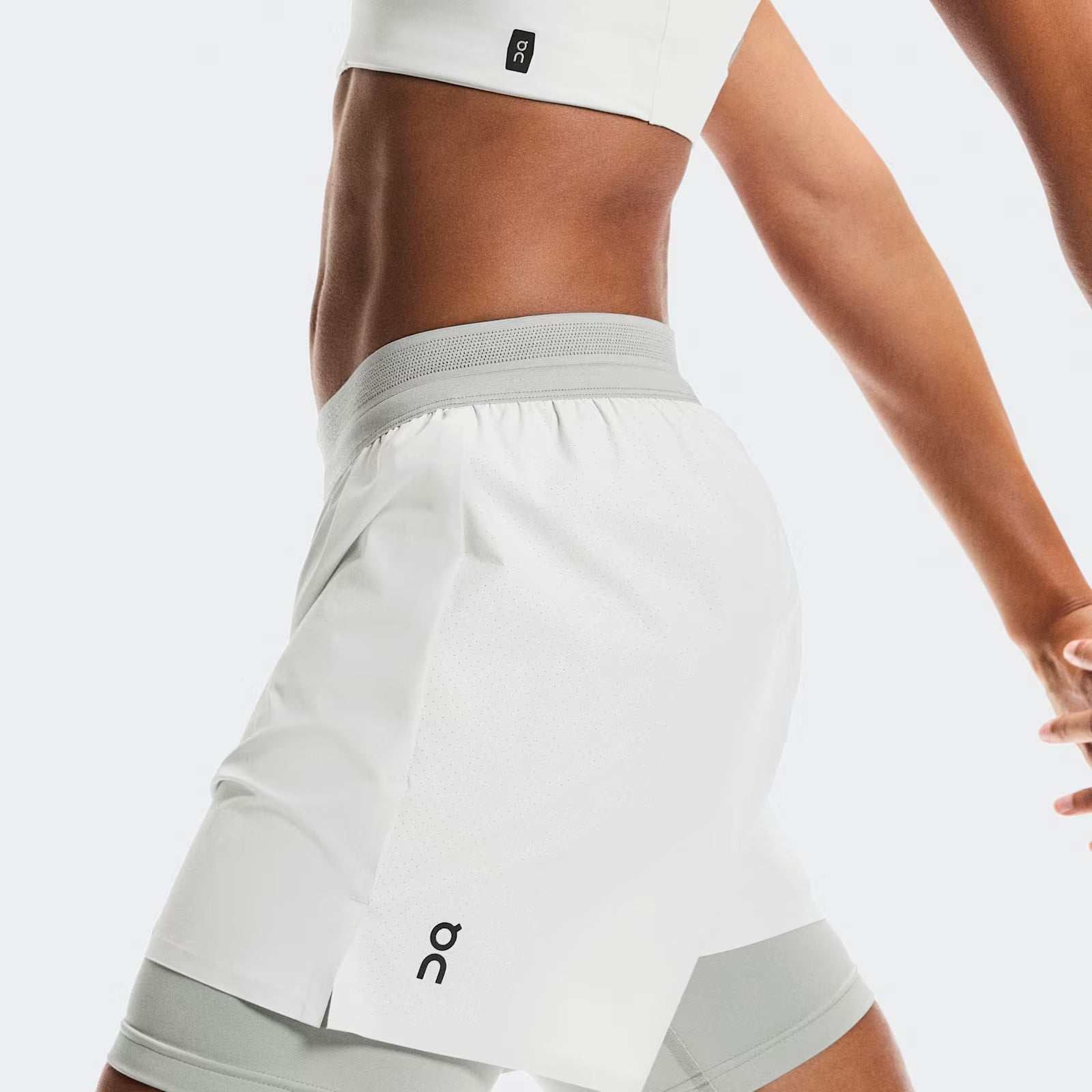 On 3" Performance 2/1 Shorts Iceberg | Tin (Women'S)