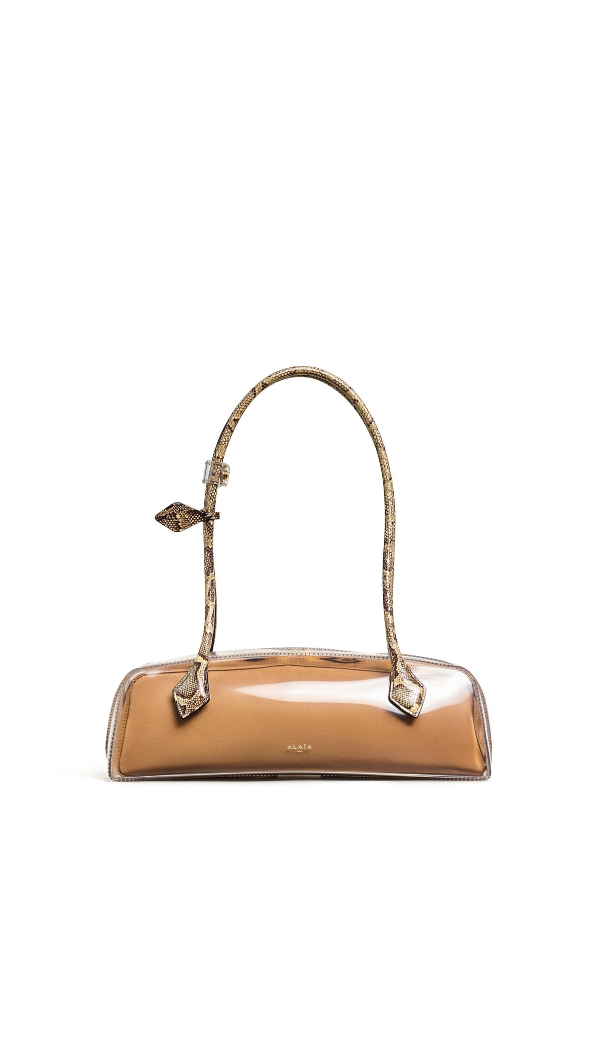 Alaïa Le Teckel Medium Bag In Polyurethane And Ayers Leather