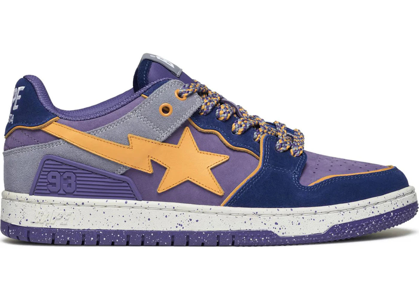 a bathing ape bape sk8 sta #4 purple