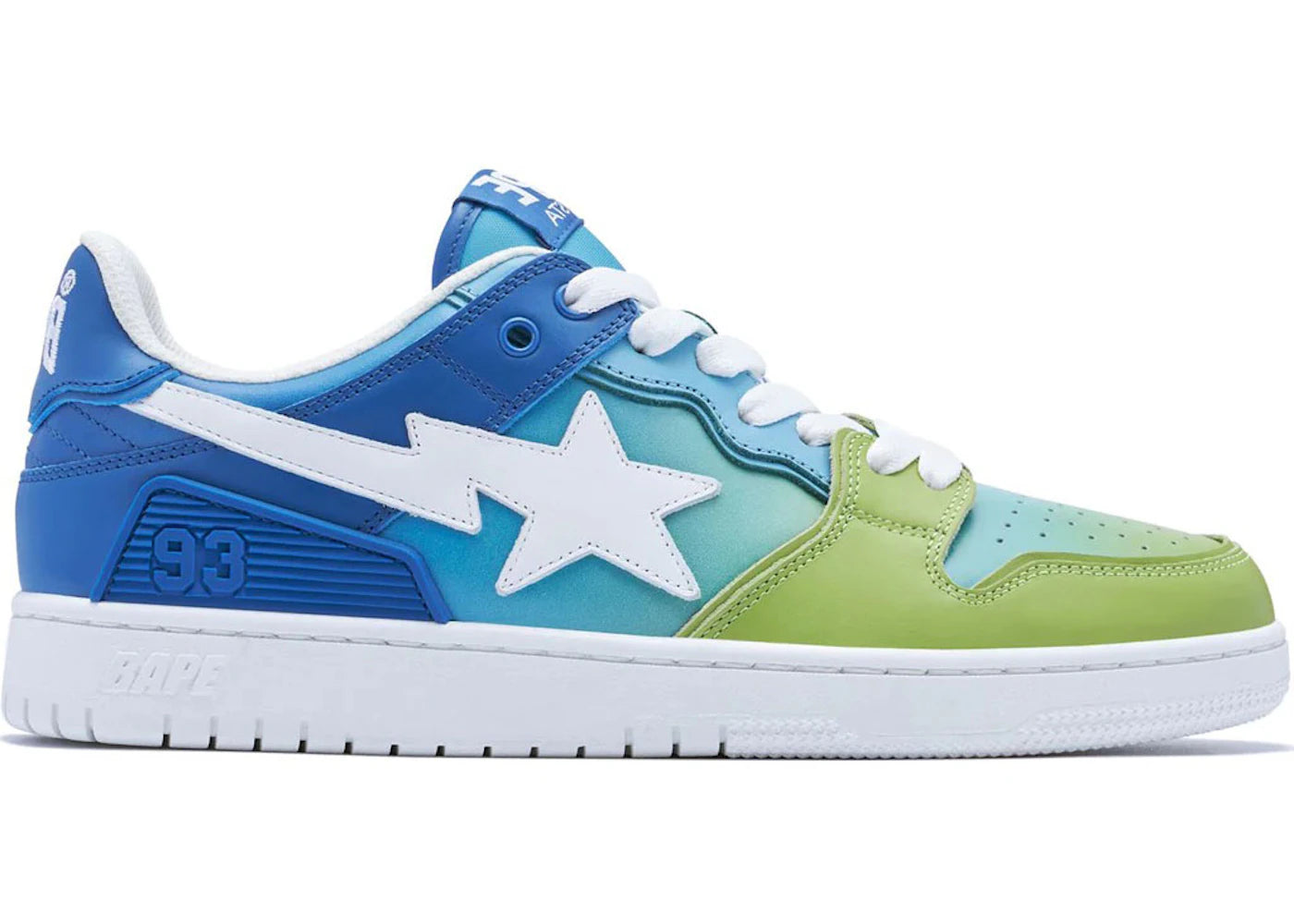 a bathing ape bape sk8 sta blue gradient