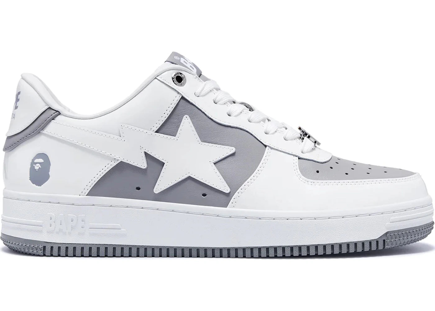 a bathing ape bape sta low #6 gray