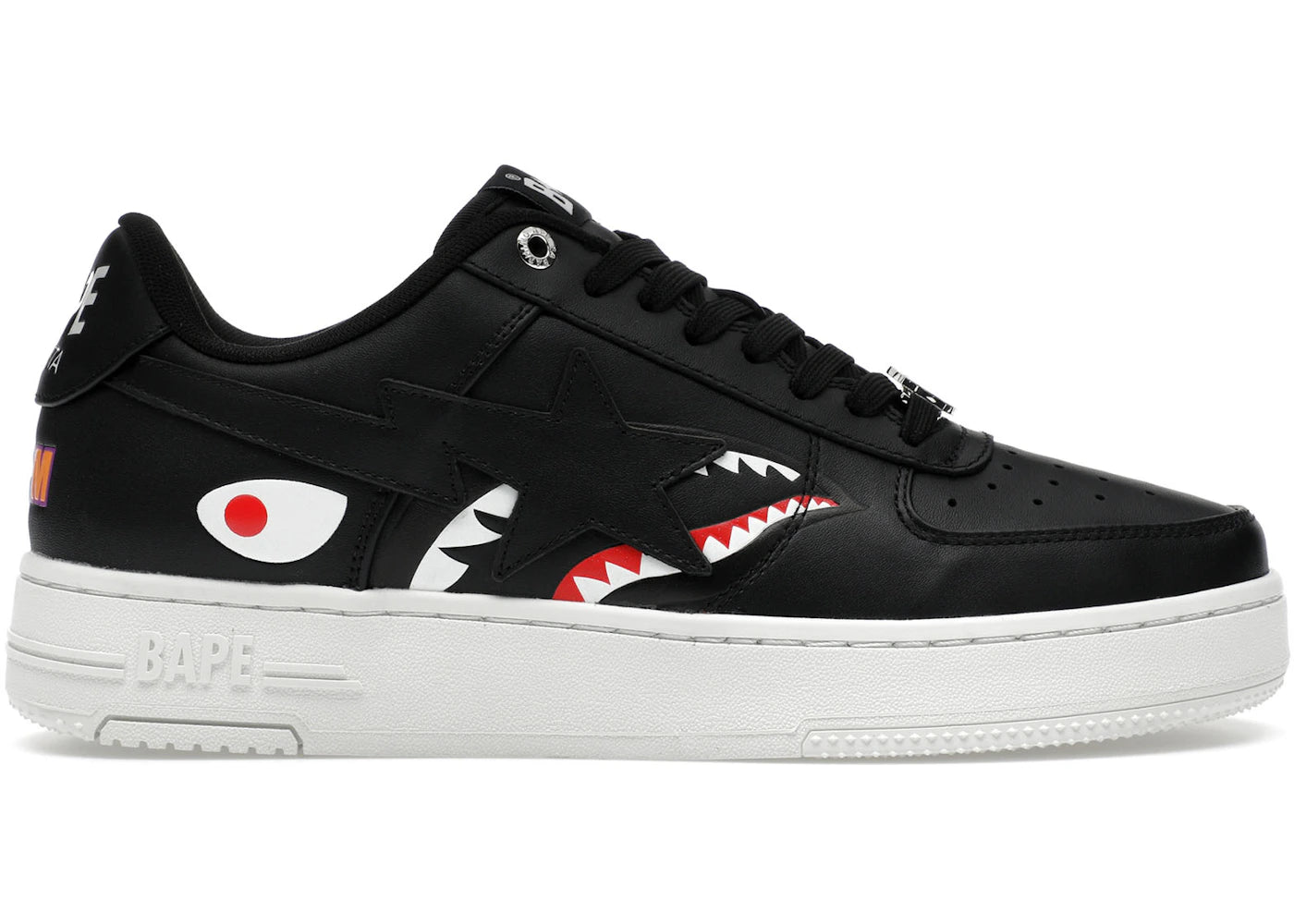 A Bathing Ape Bape Sta Low Shark Pack Black – Kicks Machine