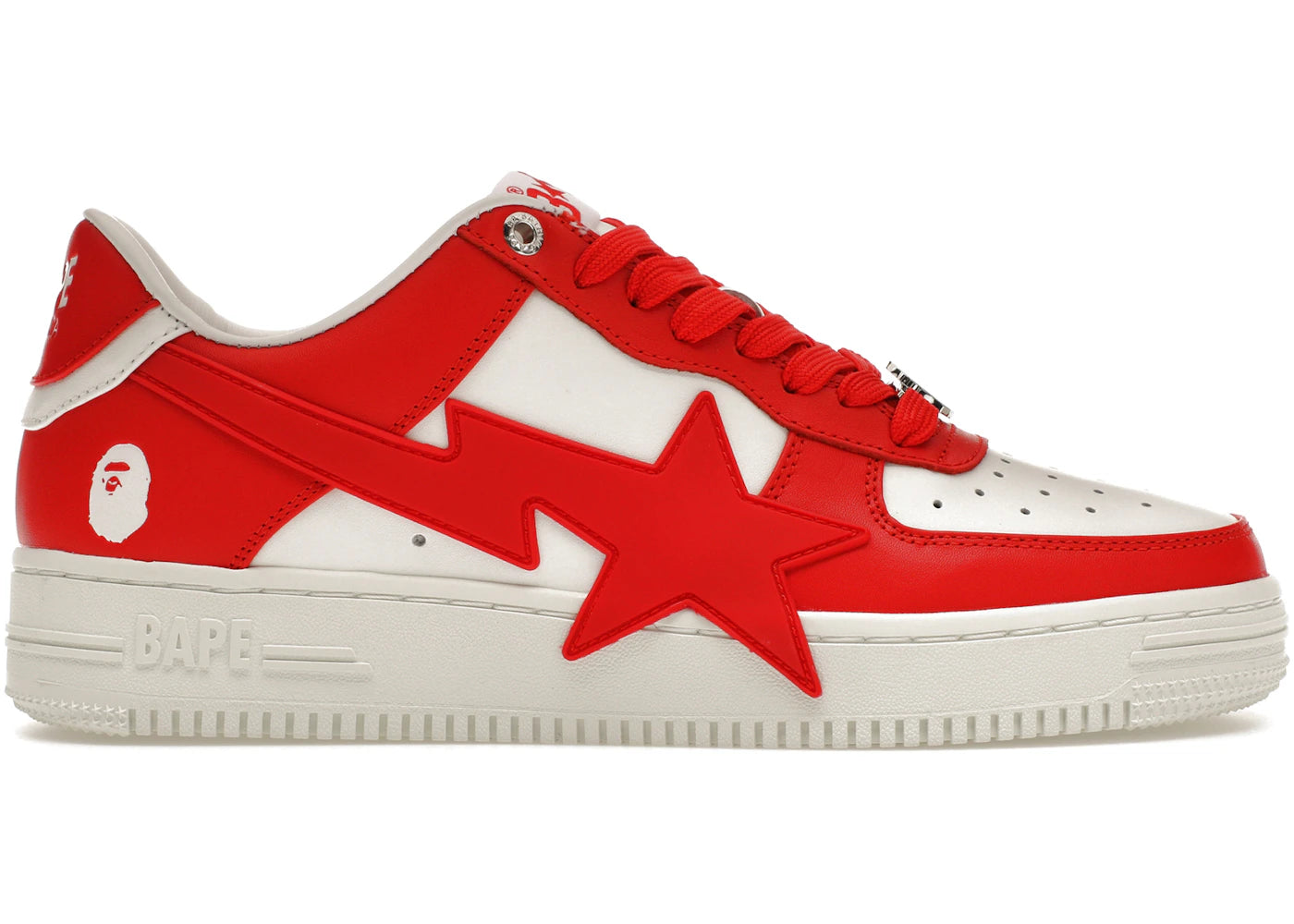 a bathing ape bape sta os red