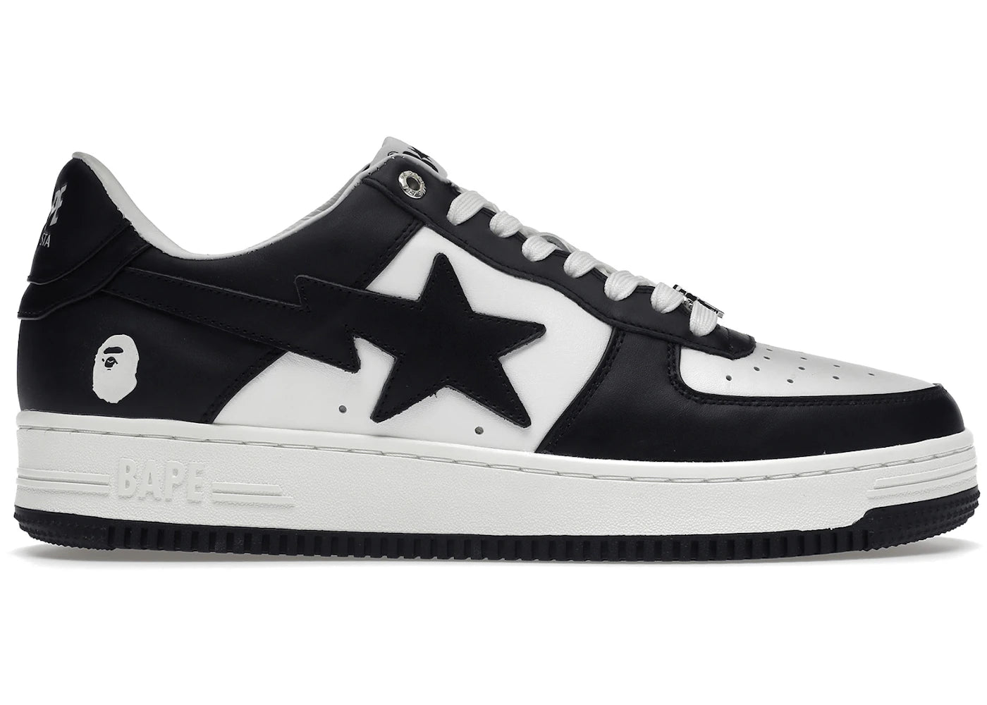 a bathing ape bape sta white black (2022)