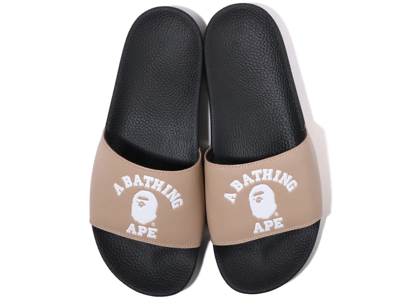 A Bathing Ape College Slide Sandal Online Exclusive Beige (2022)