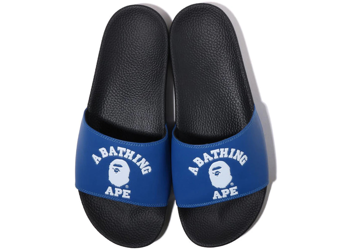 A Bathing Ape College Slide Sandal Online Exclusive Blue (2022)