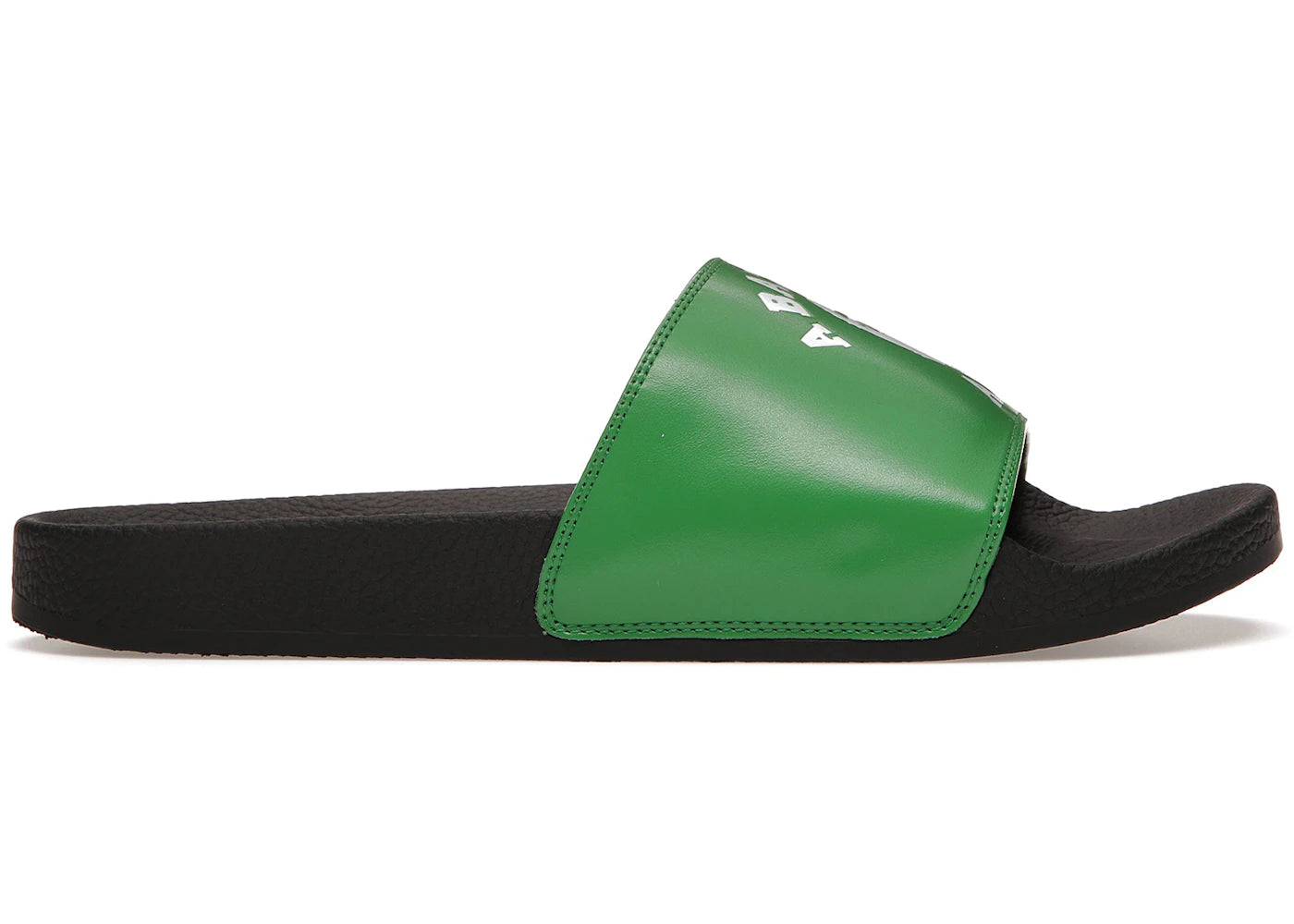 A Bathing Ape College Slide Sandals Green