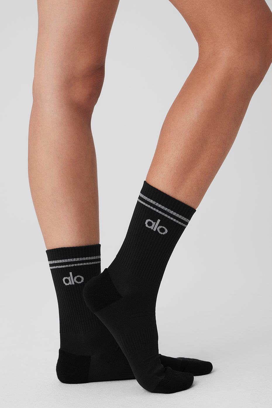 Alo Yoga Women'S Unisex Half-Crew Performance Sock